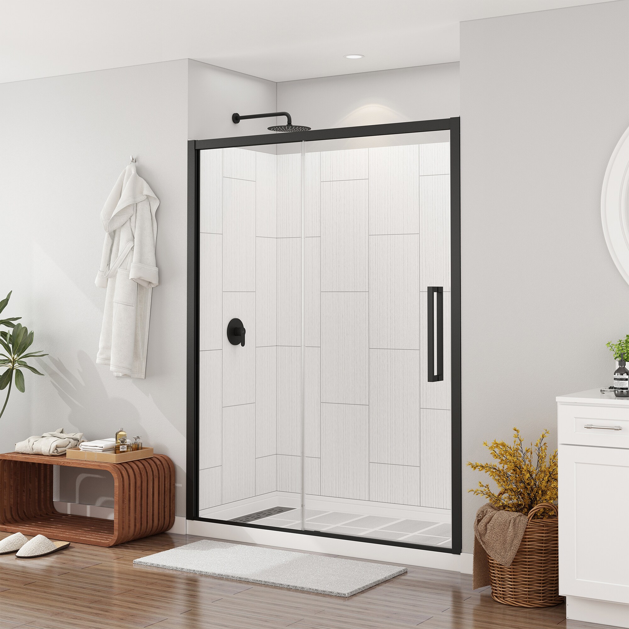 CASAINC CABR1303MB12L25 Alcove-Shower-Kit - View #4