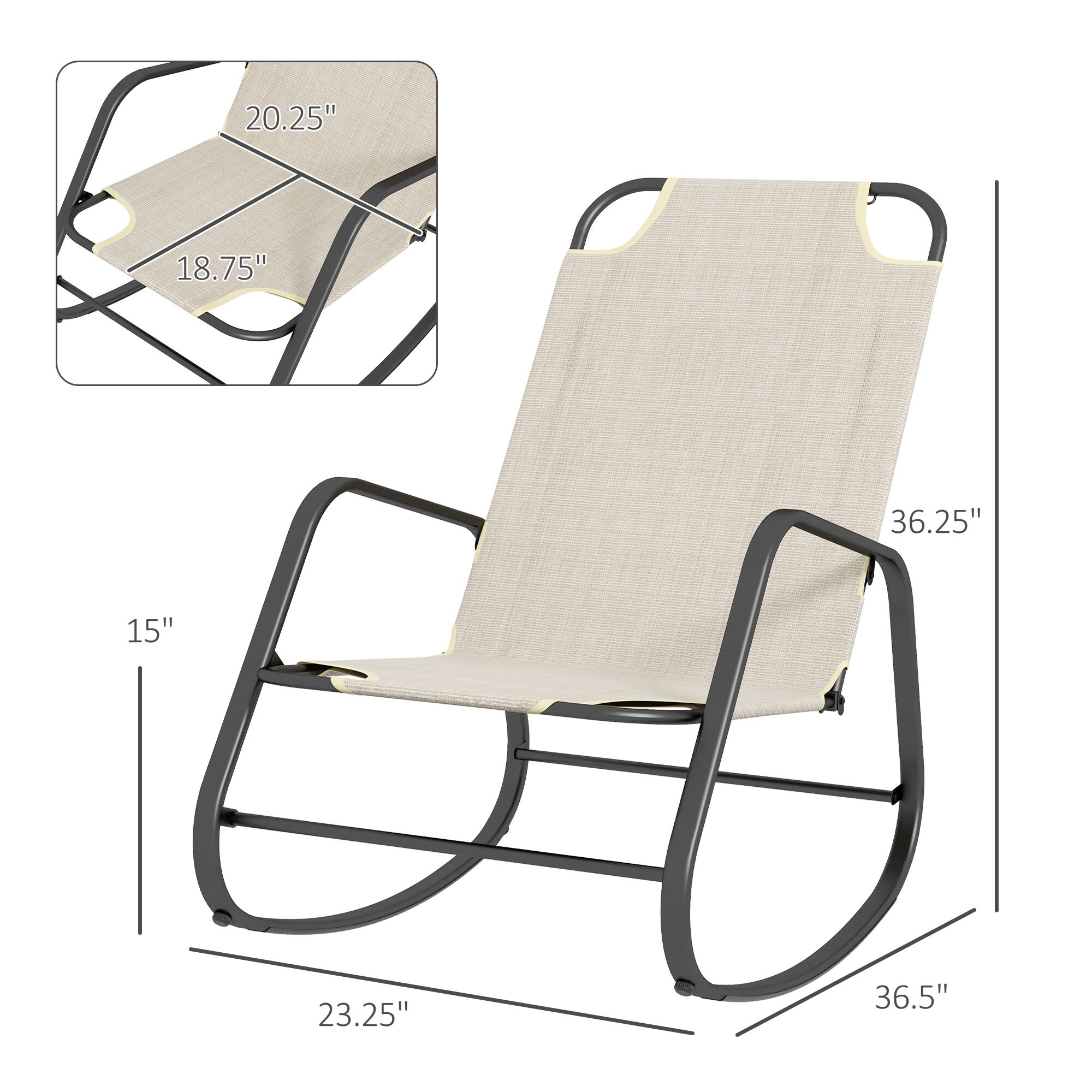 LUXEYARD DS-M-BAC04958 Patio-Chairs - View #7