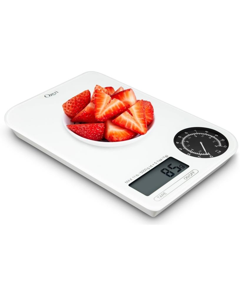 The Sharper Image Digital Food Scale Precision Up to 11lbs 5kg One Touch  Control