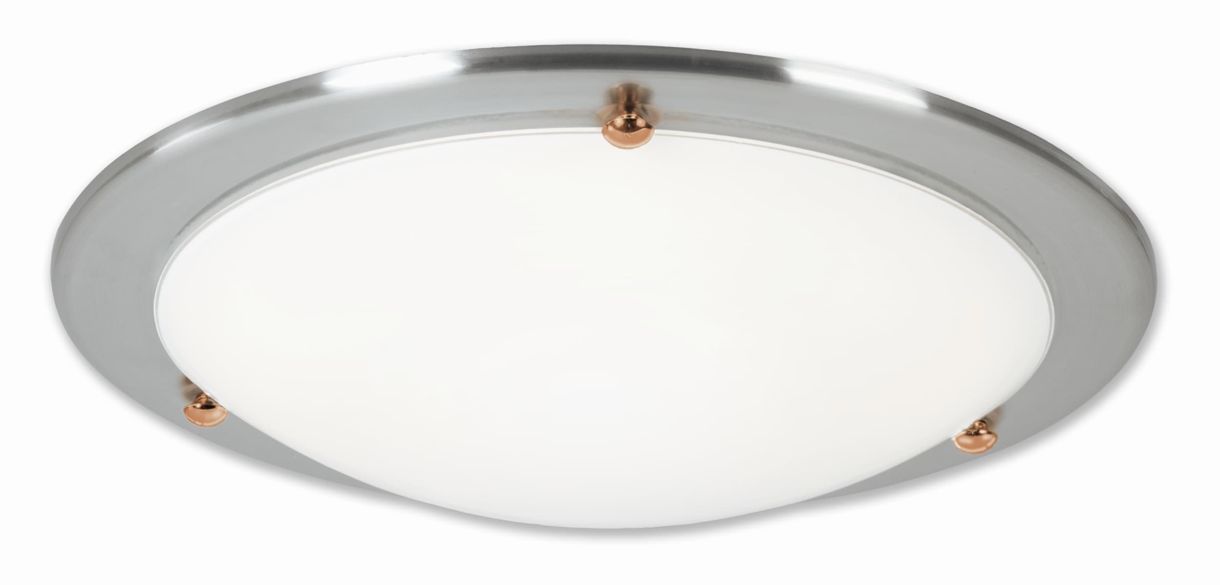 Good Earth Lighting Laguna 1 Light 14 5 In Brushed Nickel Flush Mount   00214437 