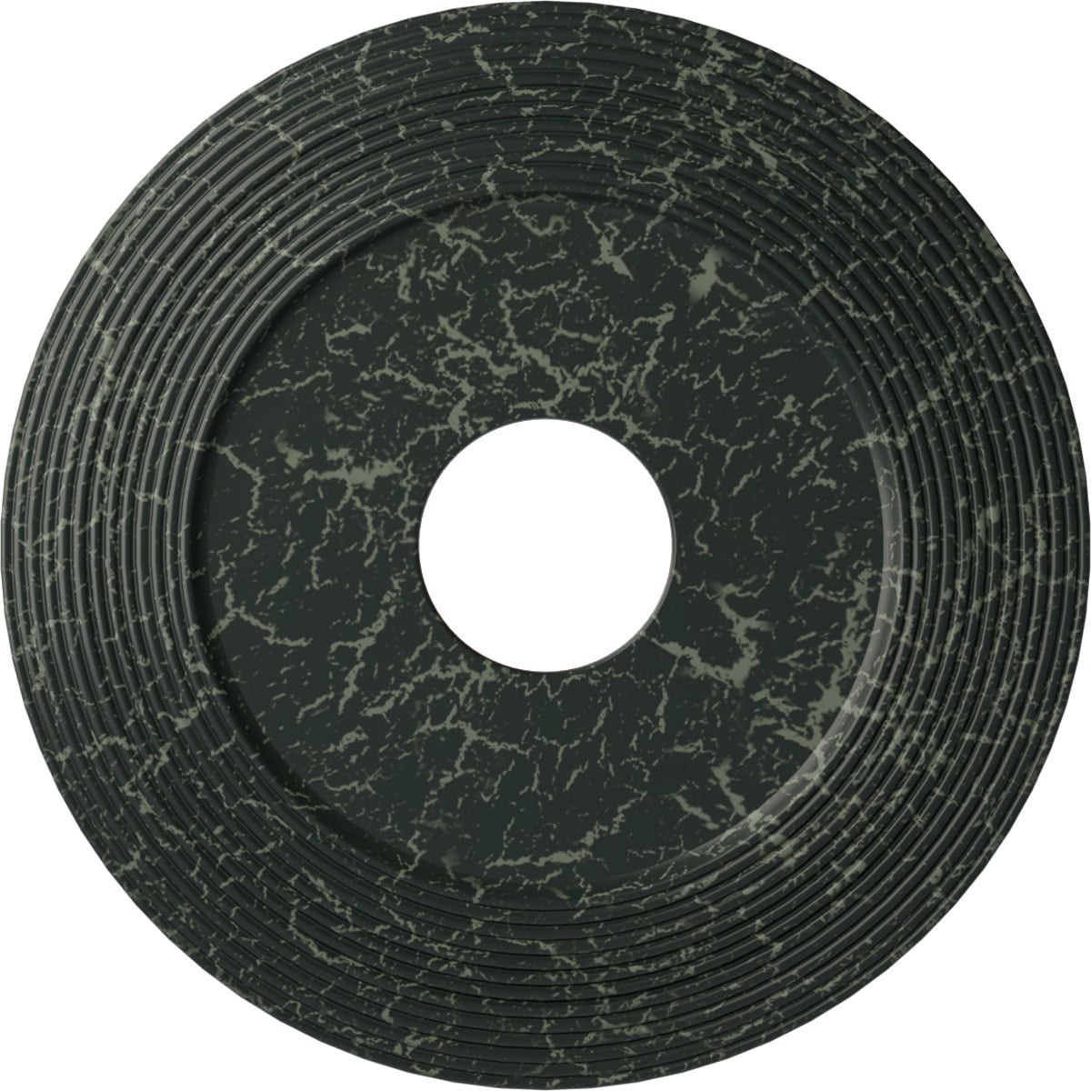 Ekena Millwork CM16ADPTC Adonis 16.125-in W x 16.125-in L Painted Turtle Crackle Polyurethane Whole Ceiling Medallion