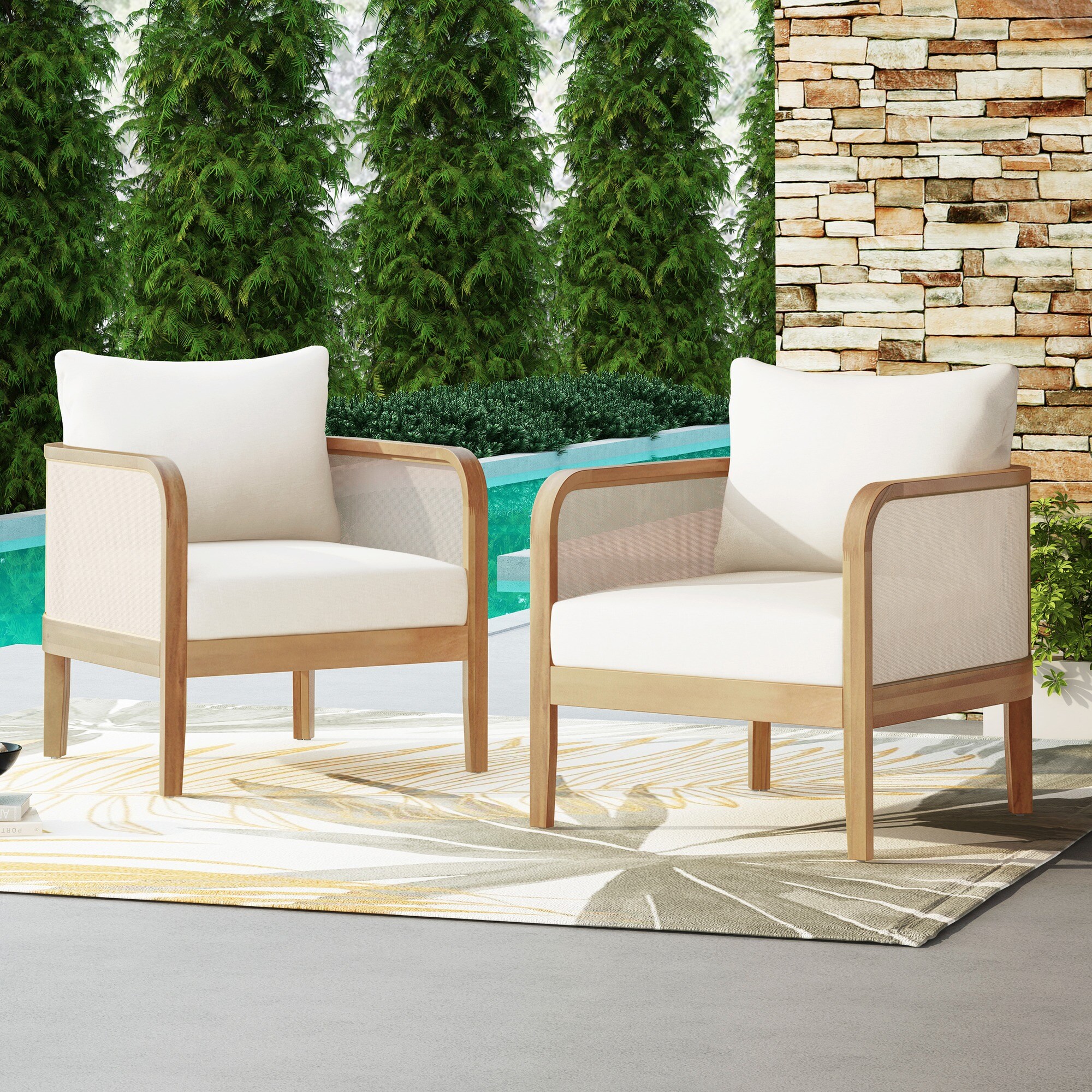 HyperDrop Cart W-WF532233BGE-2 Patio-Chairs - View #3
