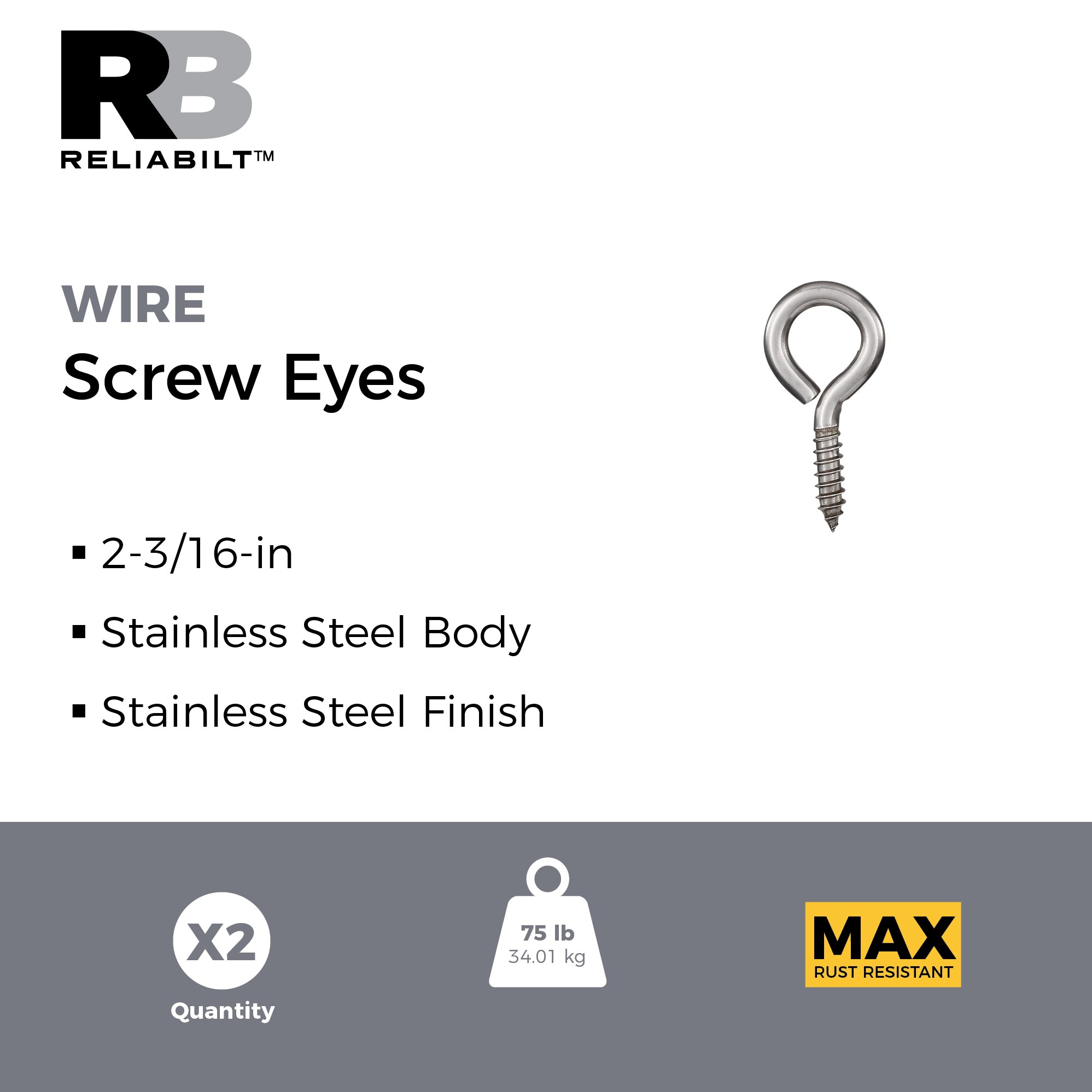 RELIABILT N101-230 U-Bolts - View #2