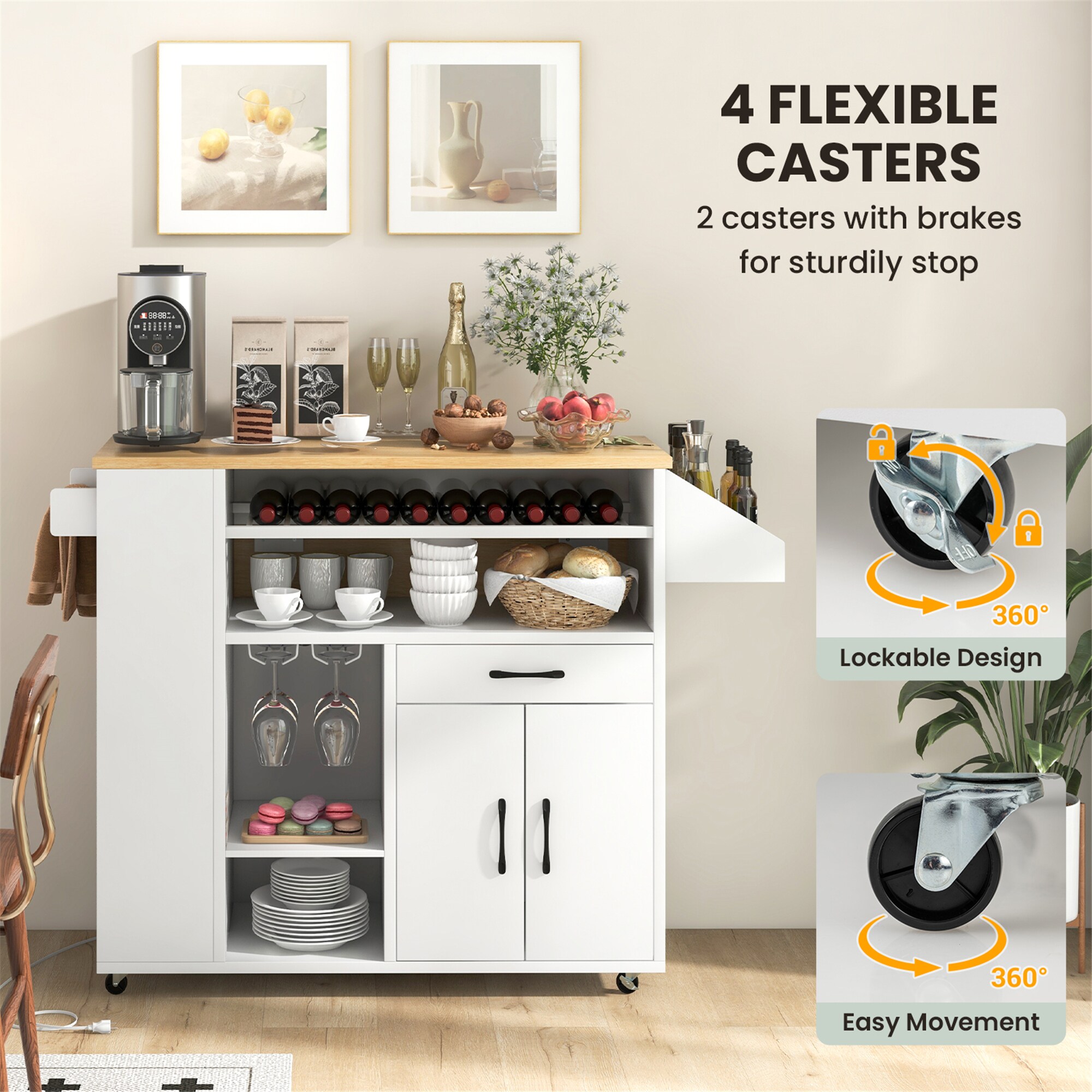 Costway CSHY006621 Kitchen-Furniture - View #8