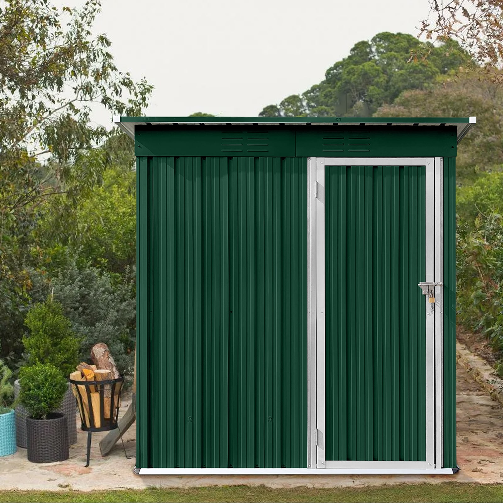 Flynama V-112696 Metal-Storage-Buildings-Sheds - View #6