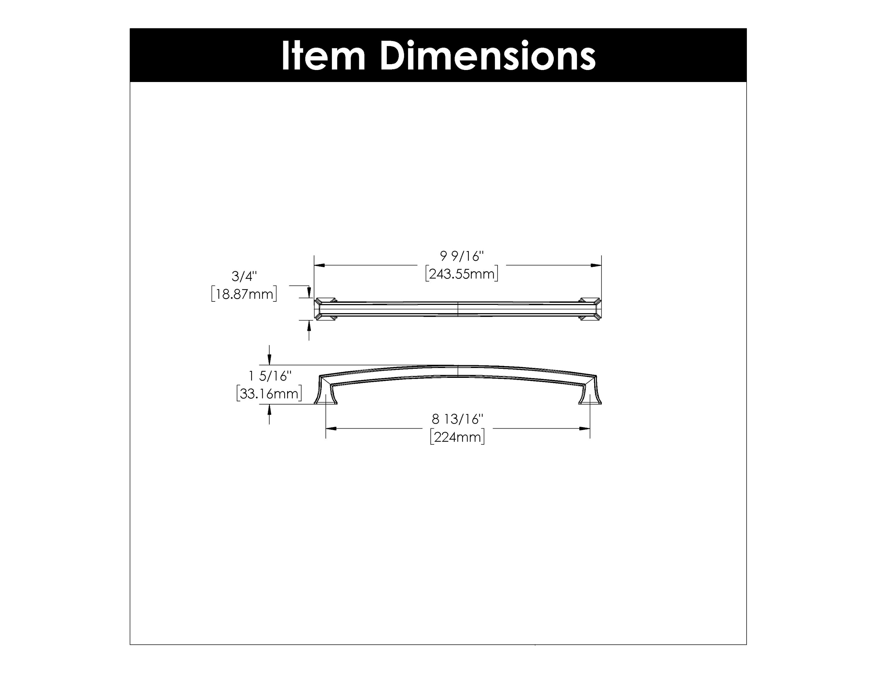 Hickory Hardware P3237-SN-5B Cabinet-Pulls - View #6