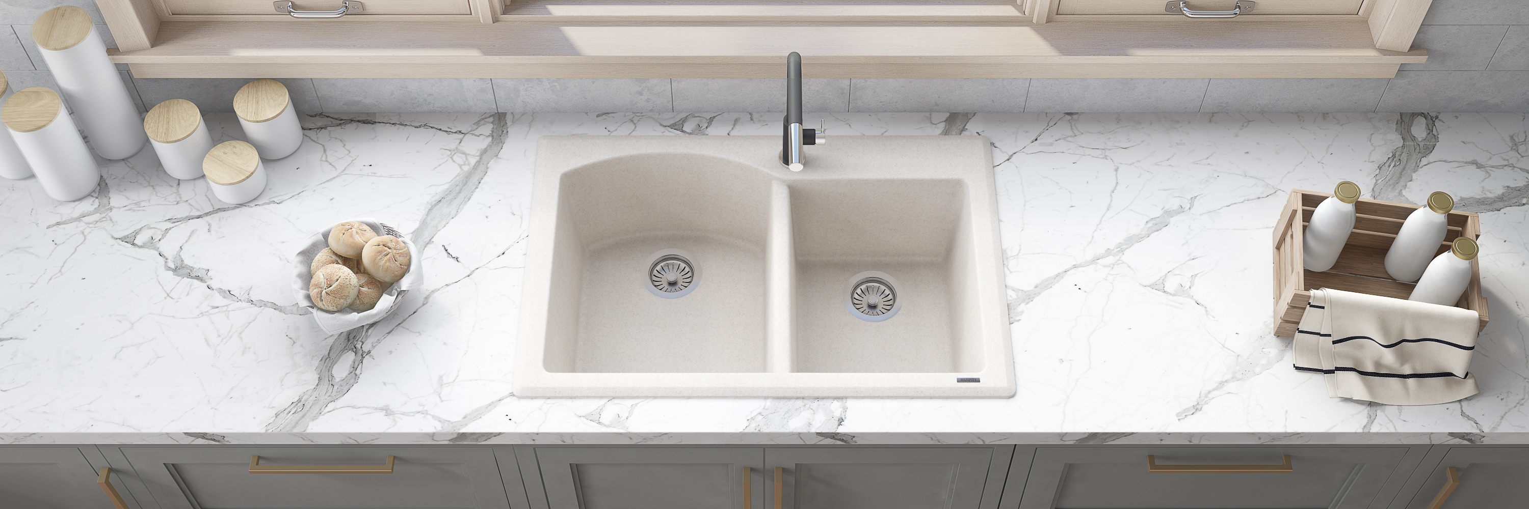 Ruvati RVG1344CS Kitchen-Sinks - View #6