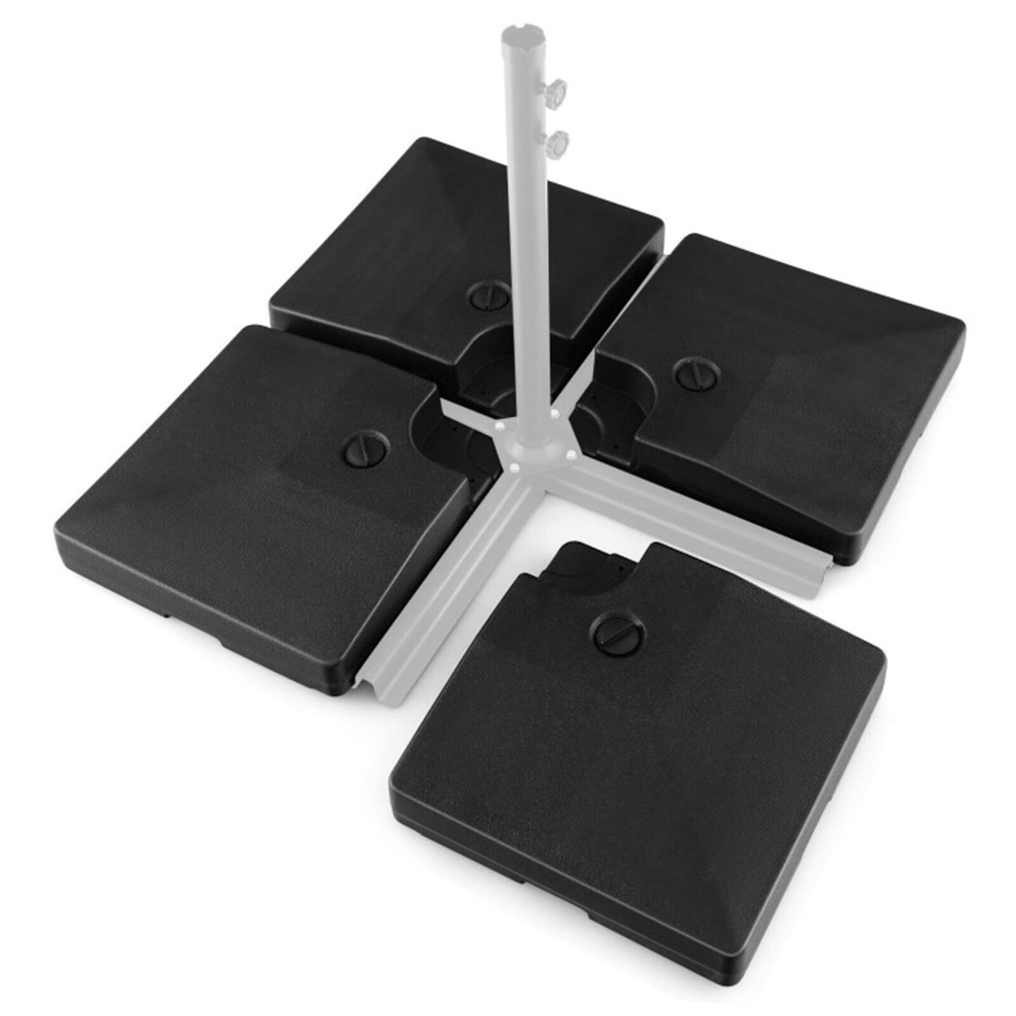BABOOM BOM-NP11683-OR Fillable Umbrella Base Black Patio Umbrella Base