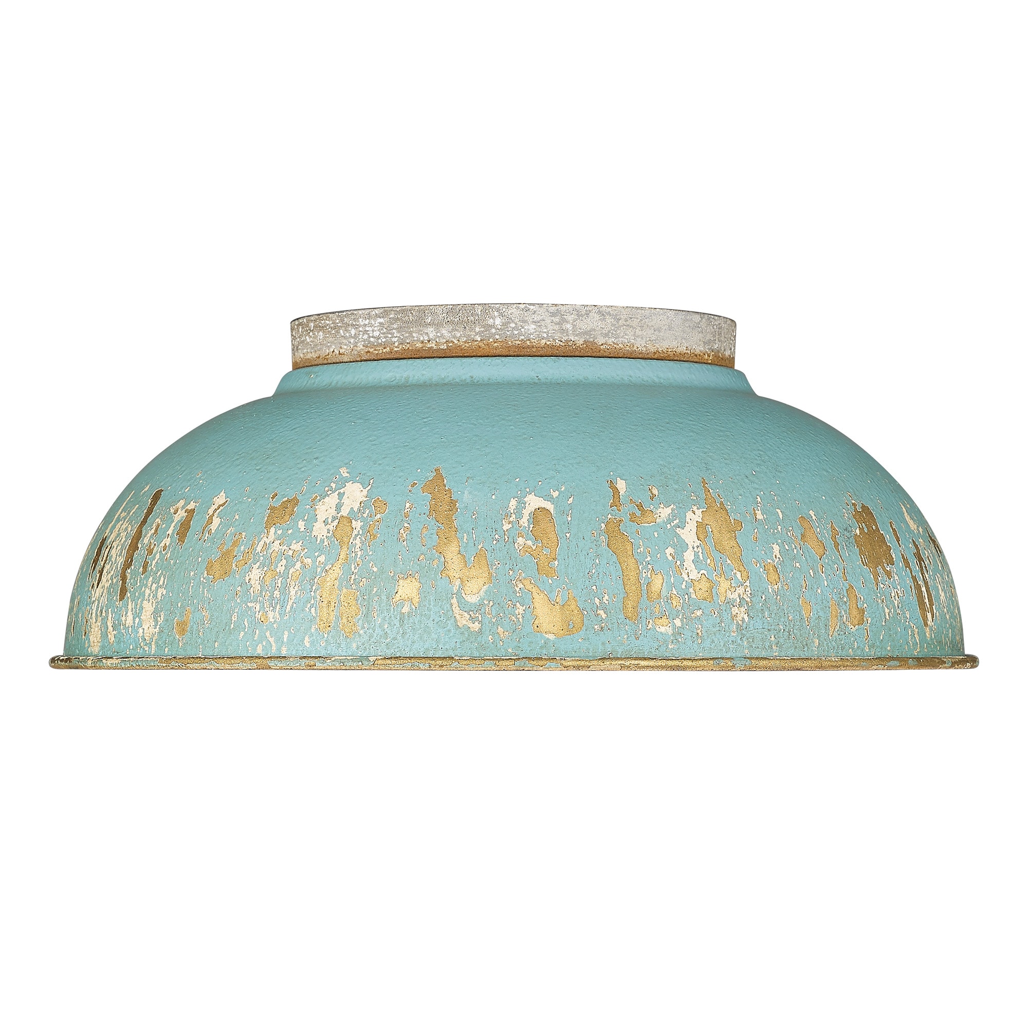 Golden Lighting 0865-FM AGV-TEAL flushmounts - View #2