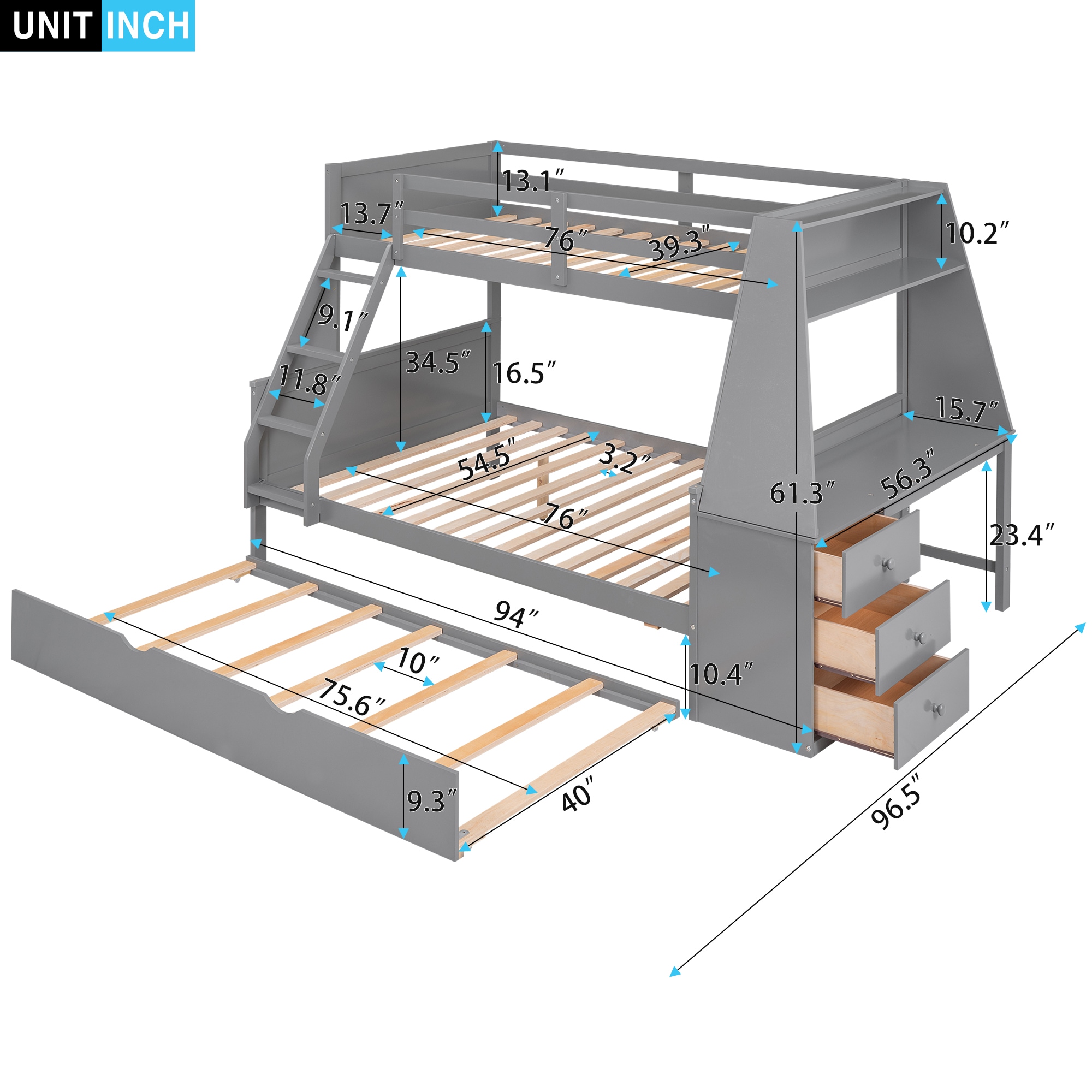 ModernLuxe GX000316AAE Bunk-Beds - View #4