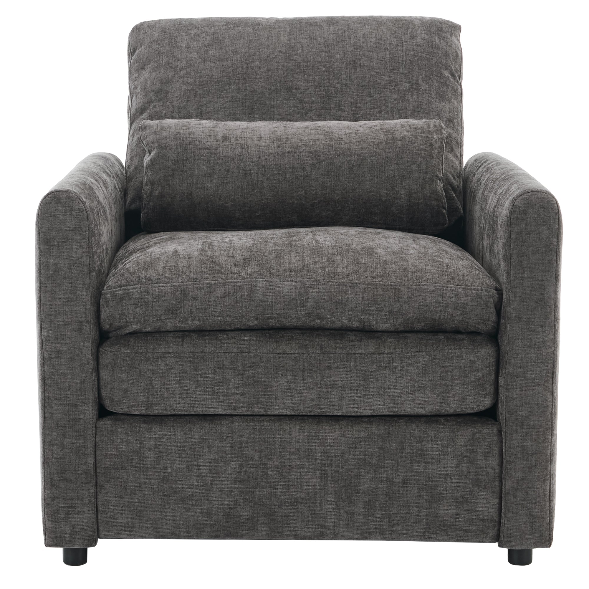 Boyel Living - 31.9 inch Cozy Upholstered Armchair Oversized Comfy Cloud Sofa Double Cushion Sing...