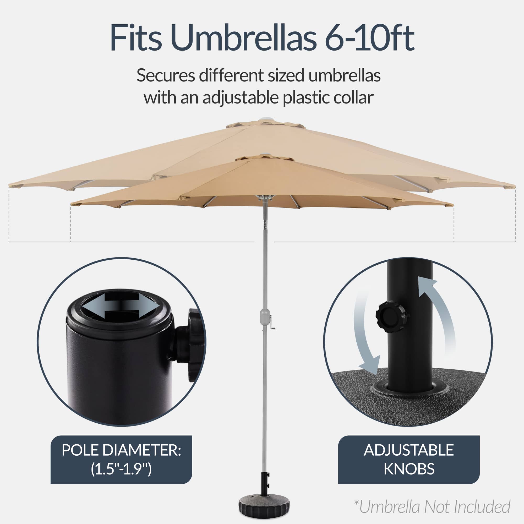 Best Choice Products SKY9895 Umbrella-Bases - View #4