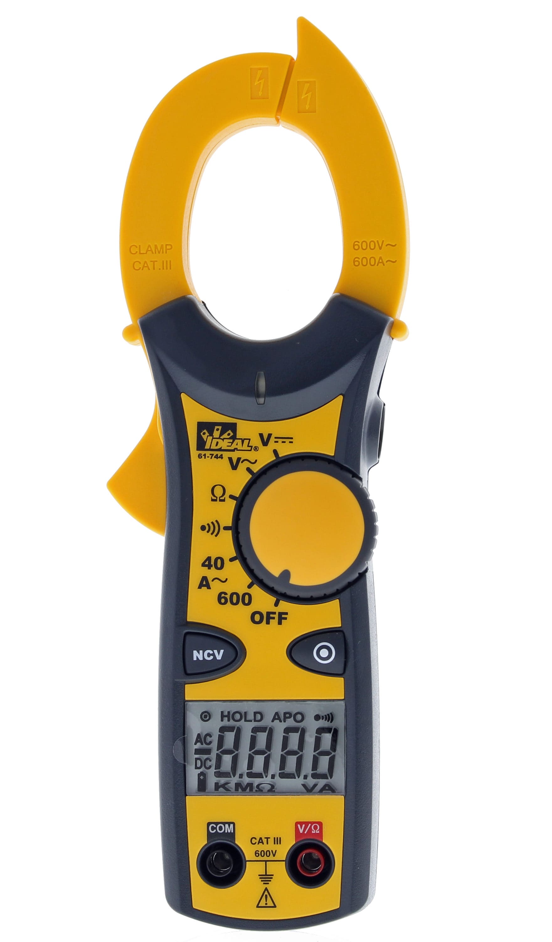 IDEAL Clamp-Pro Digital Display Clamp Meter Multimeter 600 Amp Ac ...