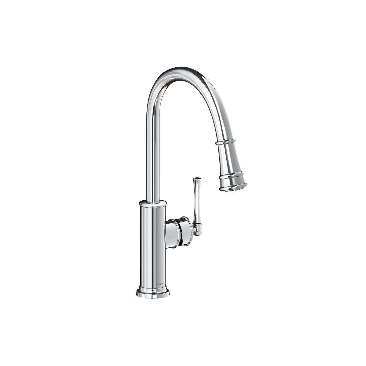 Elkay Explore Chrome Single Handle Pull Down Kitchen Faucet In The   49494815 