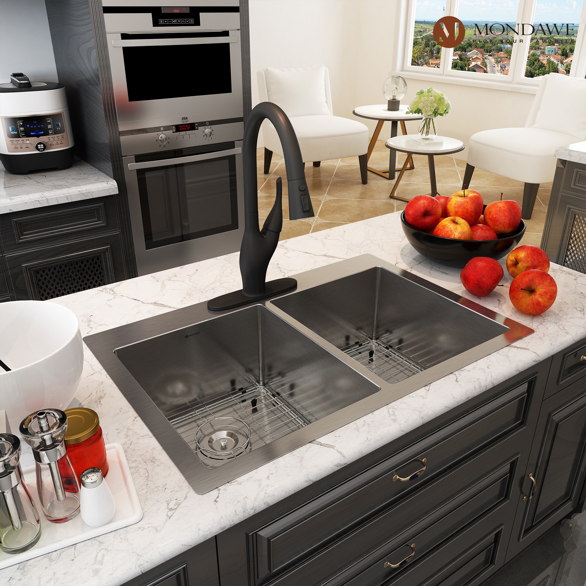 Mondawe MD-W6224 Kitchen-Sinks - View #4