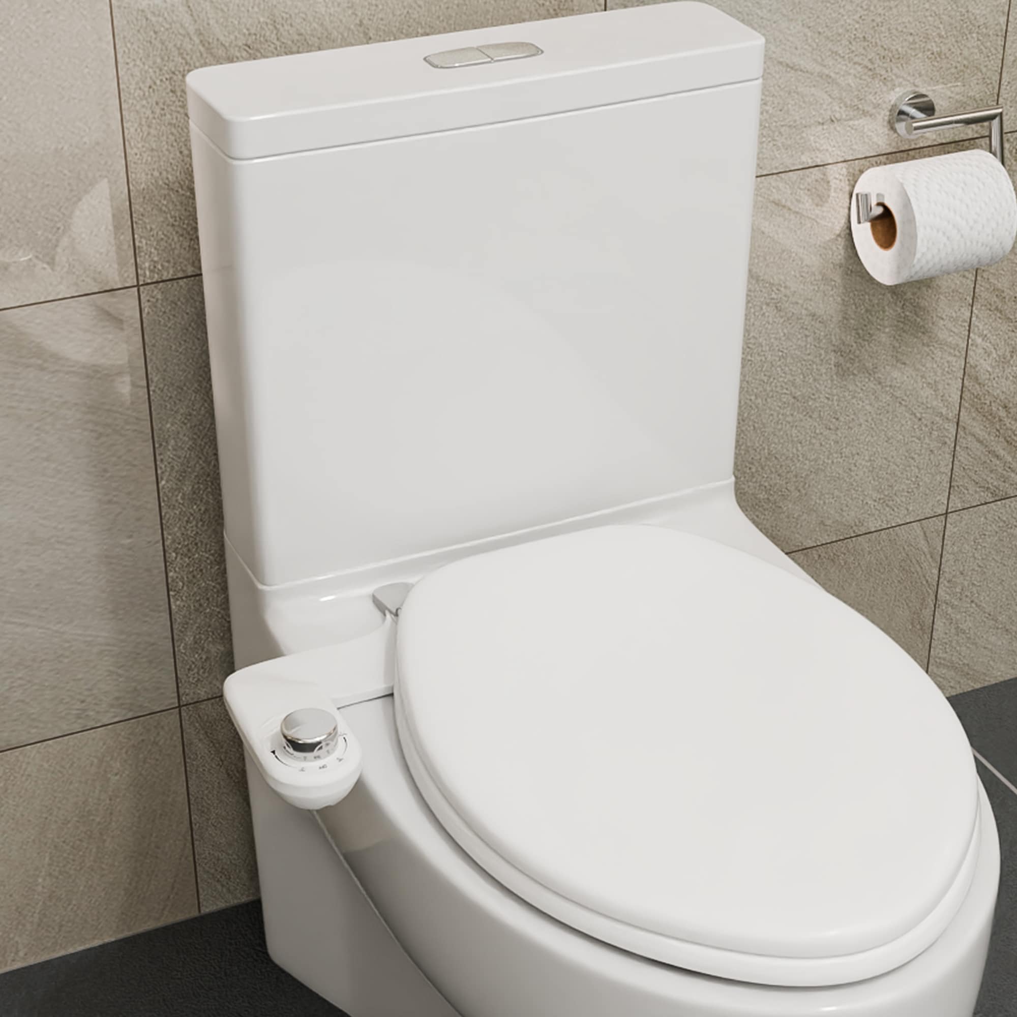 DreamLine DreamLine Aqua Swing 5" x 16" Bidet Toilet Attachment, White