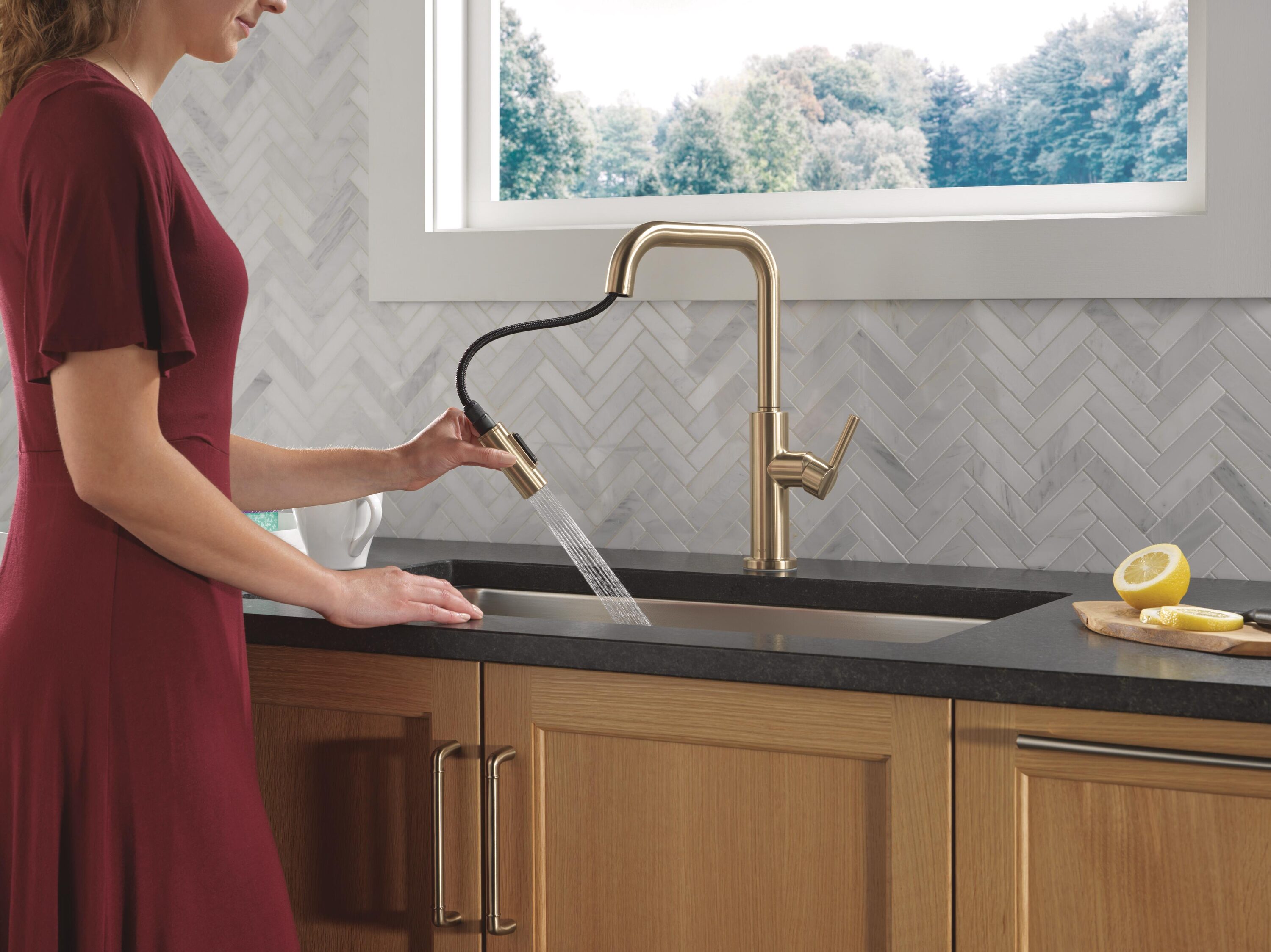 Delta 19868LF-CZ Kitchen-Faucets - View #2