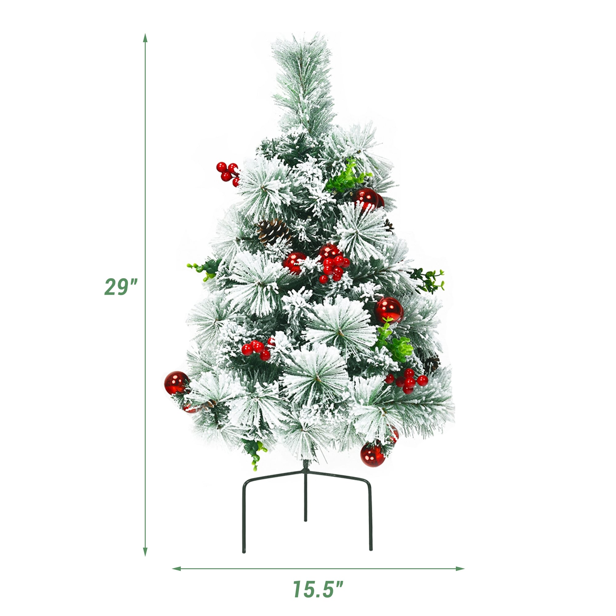 WELLFOR HYJ22871 Artificial-Christmas-Trees - View #2