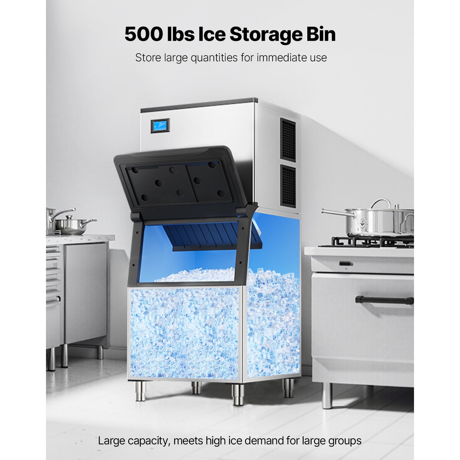 VEVOR DDLSBX15L260W11X8V1 Icemaker-Access - View #3