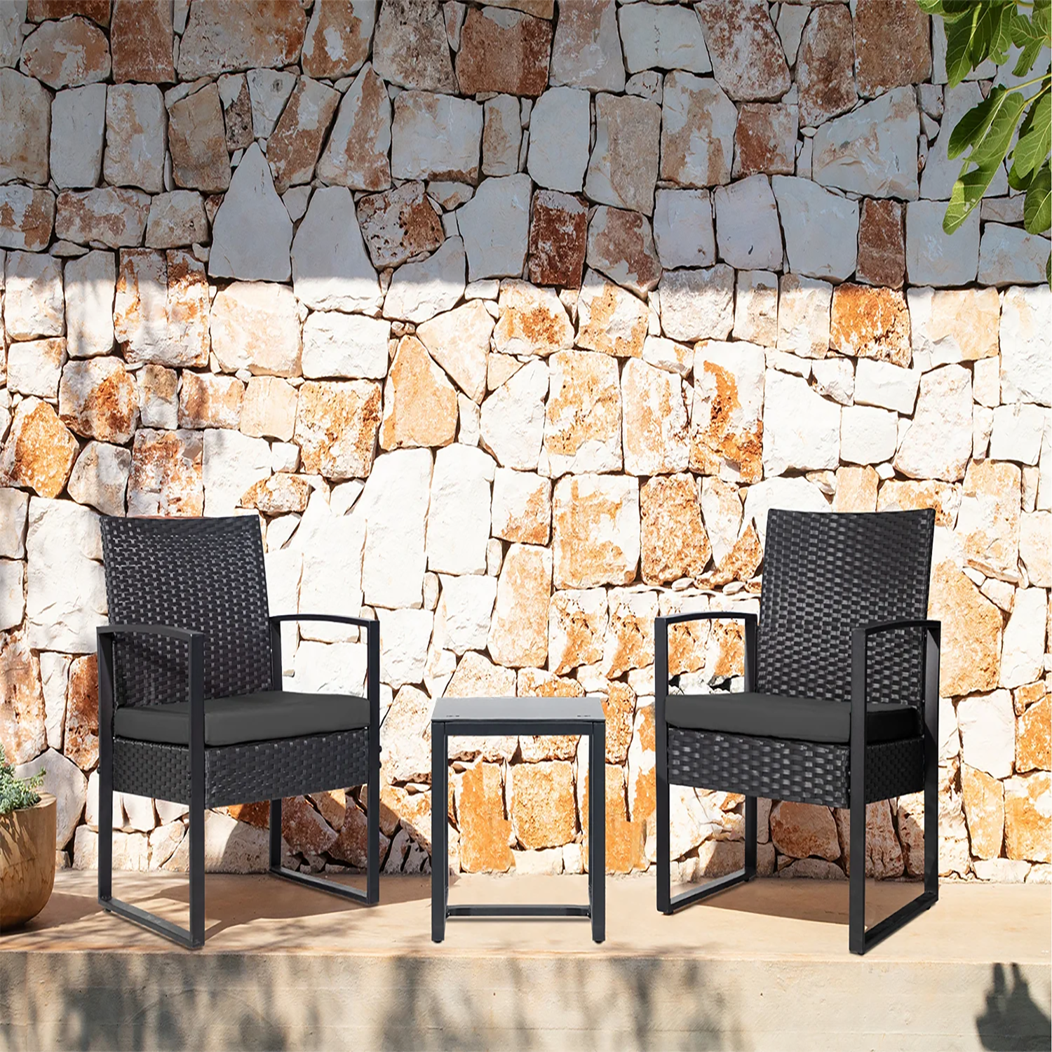 Vineego LS-SX3BK Patio-Conversation-Sets - View #5