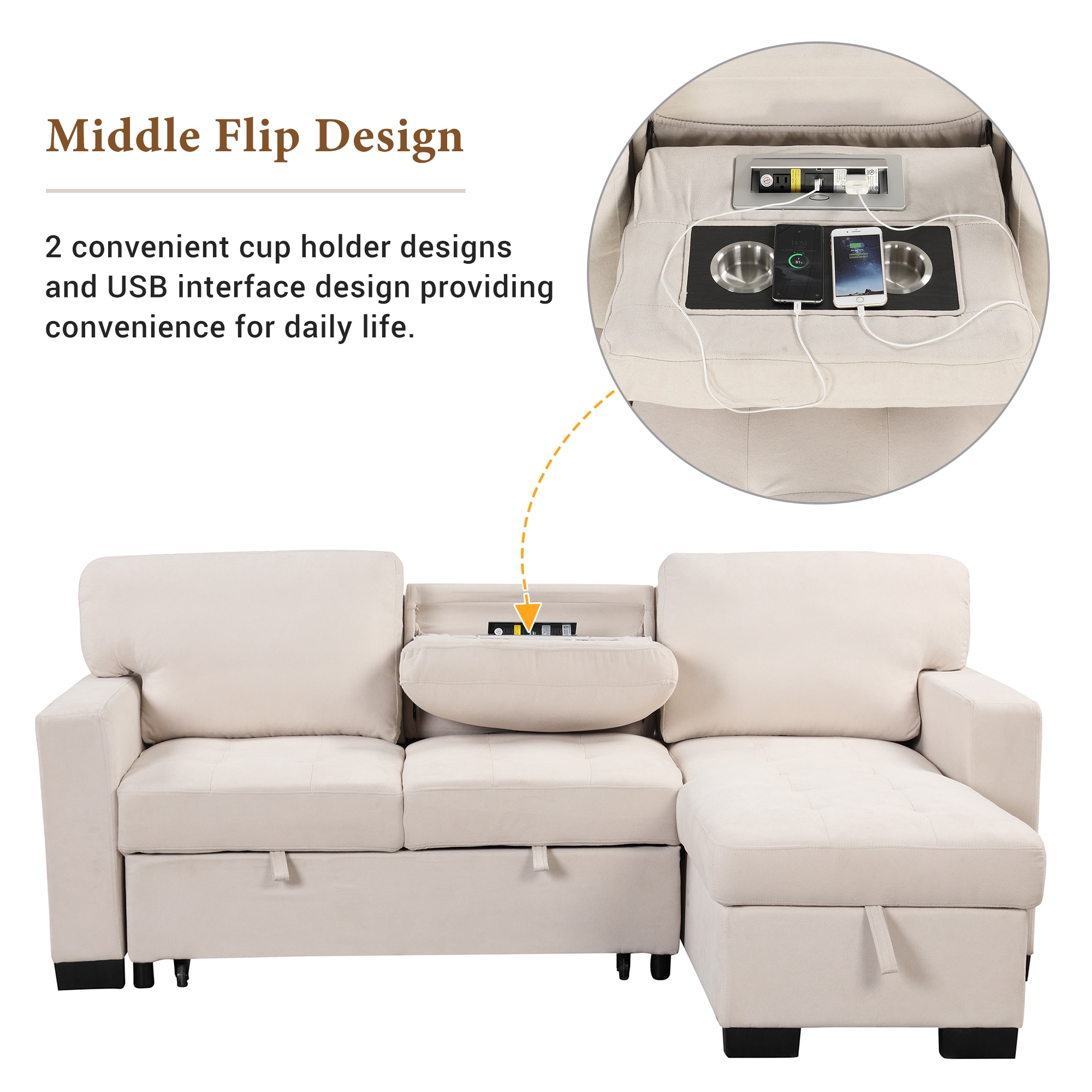 ModernLuxe L-SG000840AAA Sofas-Loveseats - View #3