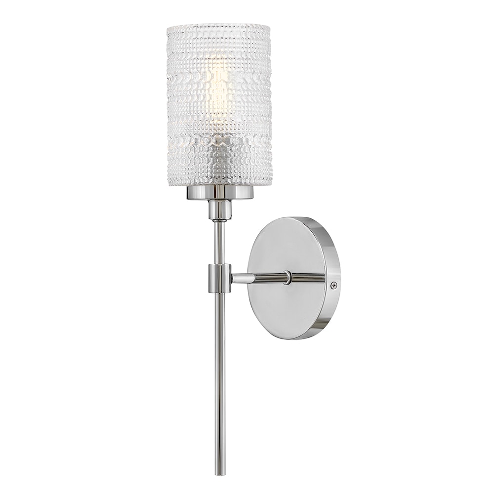Lark 85570CM Mabel 5.25-in 1 -Light Gloss Chrome Transitional Vanity light