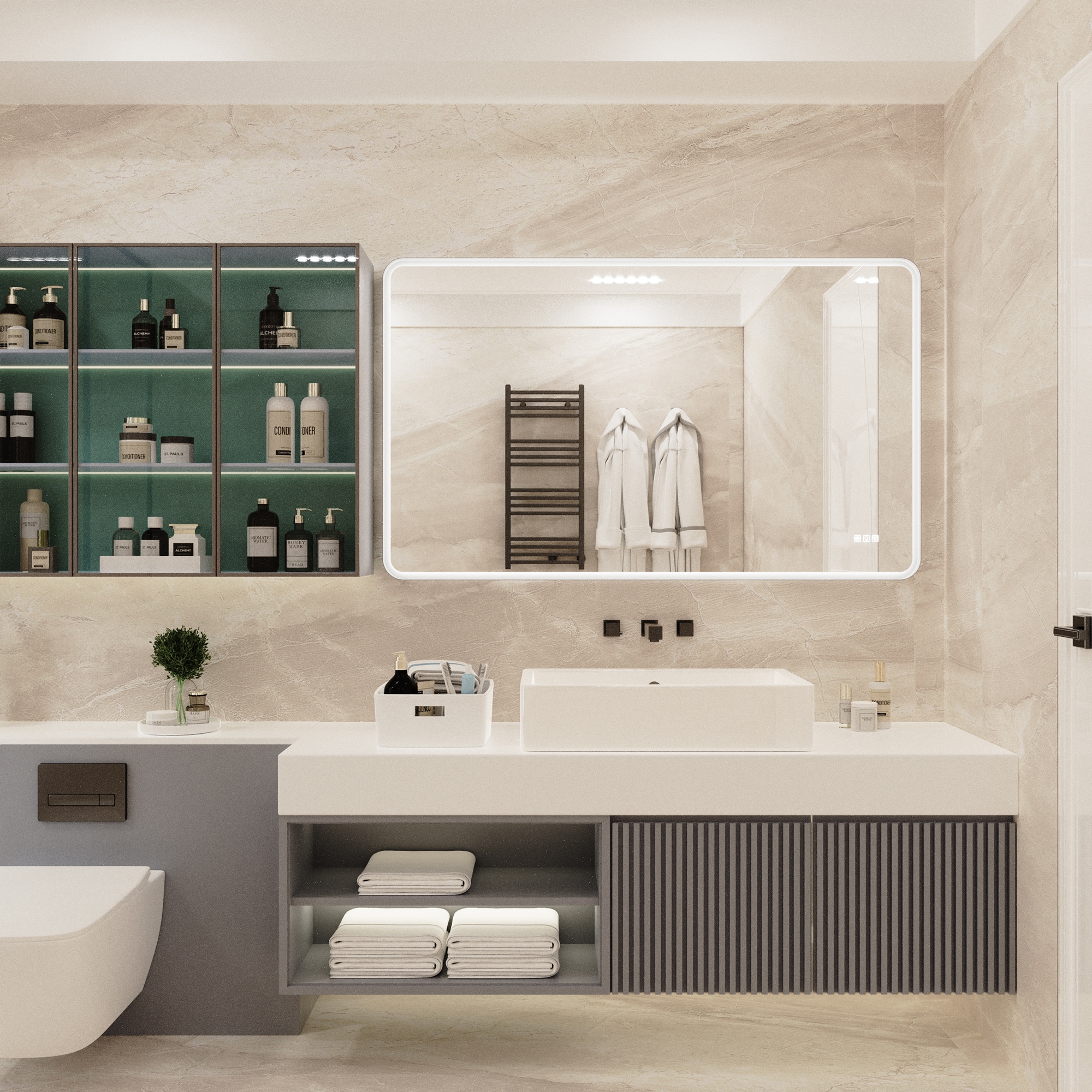 ExBrite X4BM6036 Framed-Bath-Mirrors - View #8