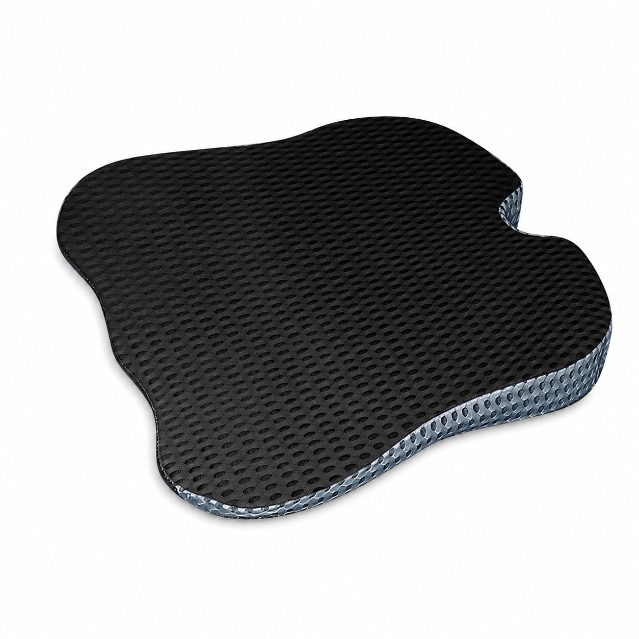 Aoibox  Memory Foam Wedge Car Seat Cushion with Raised Back and Nonslip Base for Driver Comfort Seat Covers