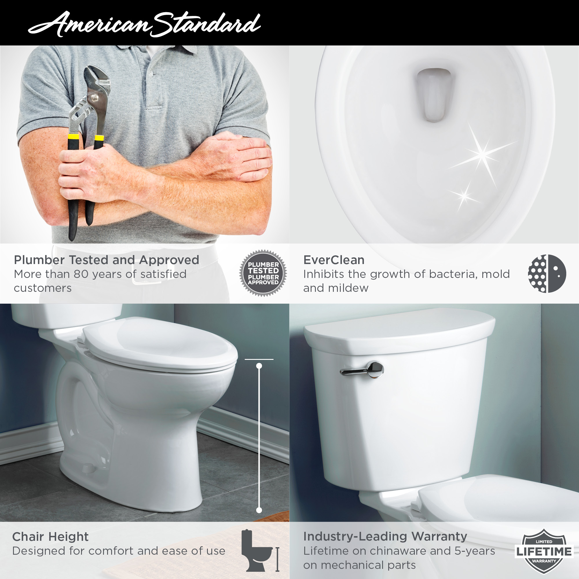 American Standard 215AA004.222 toilets - View #4