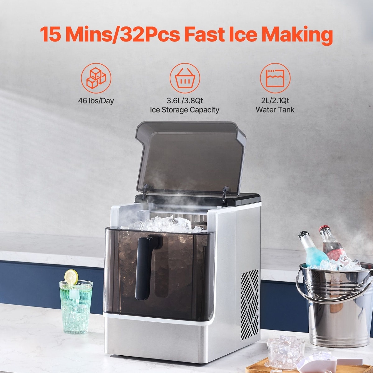 Ropilly D010275RR0T Ice-Makers - View #3