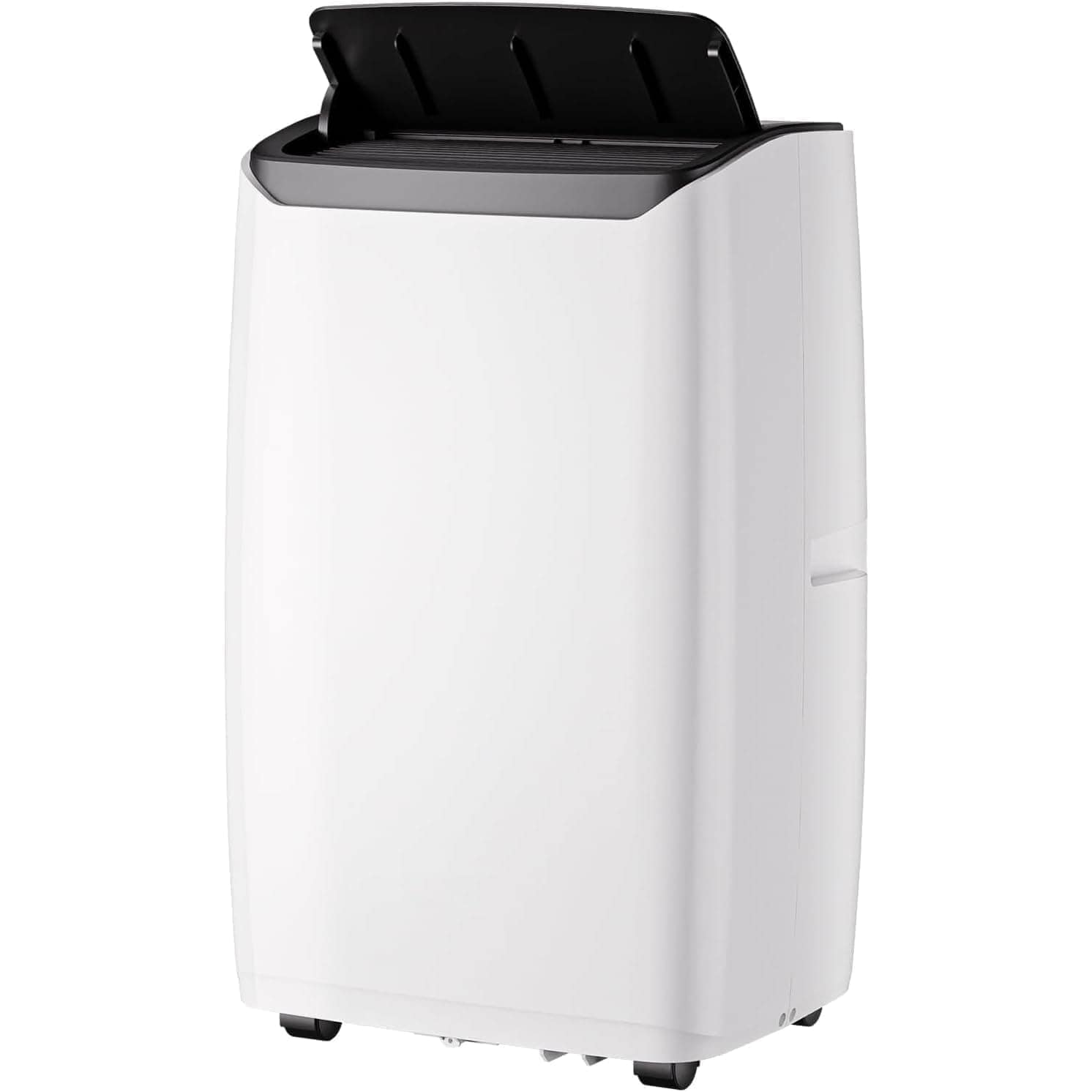 Qeetex FFF041 14000 BTU Portable Air Conditioner with Dehumidifier 3 Fan Speeds Covers up to 750 Sq. Ft Quiet Operation Follow Me Temperature Control Easy Install Window Kit Included