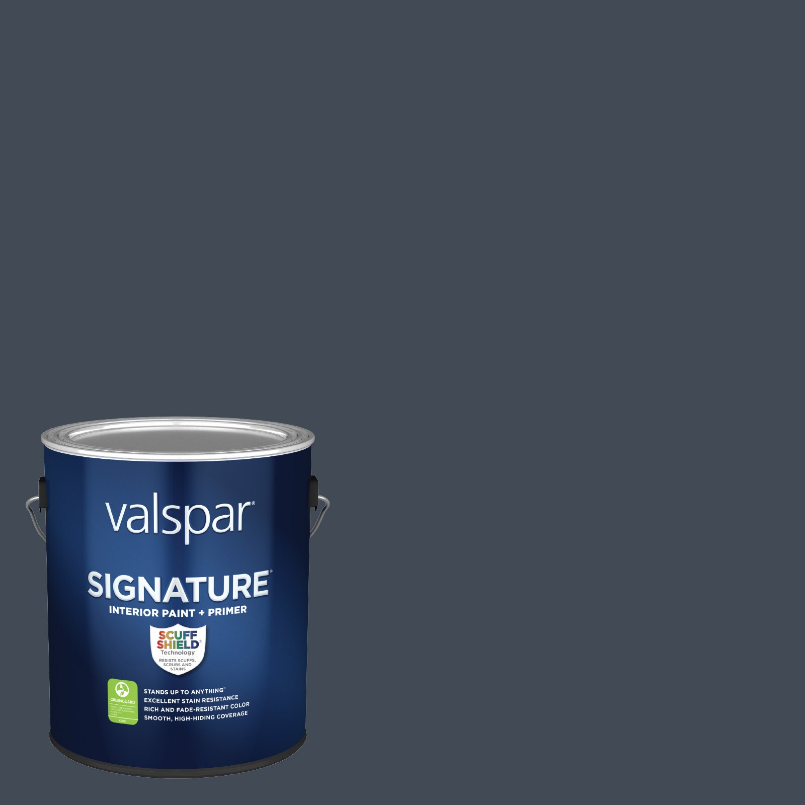Valspar 4011-4-773947 Signature Flat Royal Navy 4011-4 Latex Interior Paint Paint + Primer ( 1-gallon )