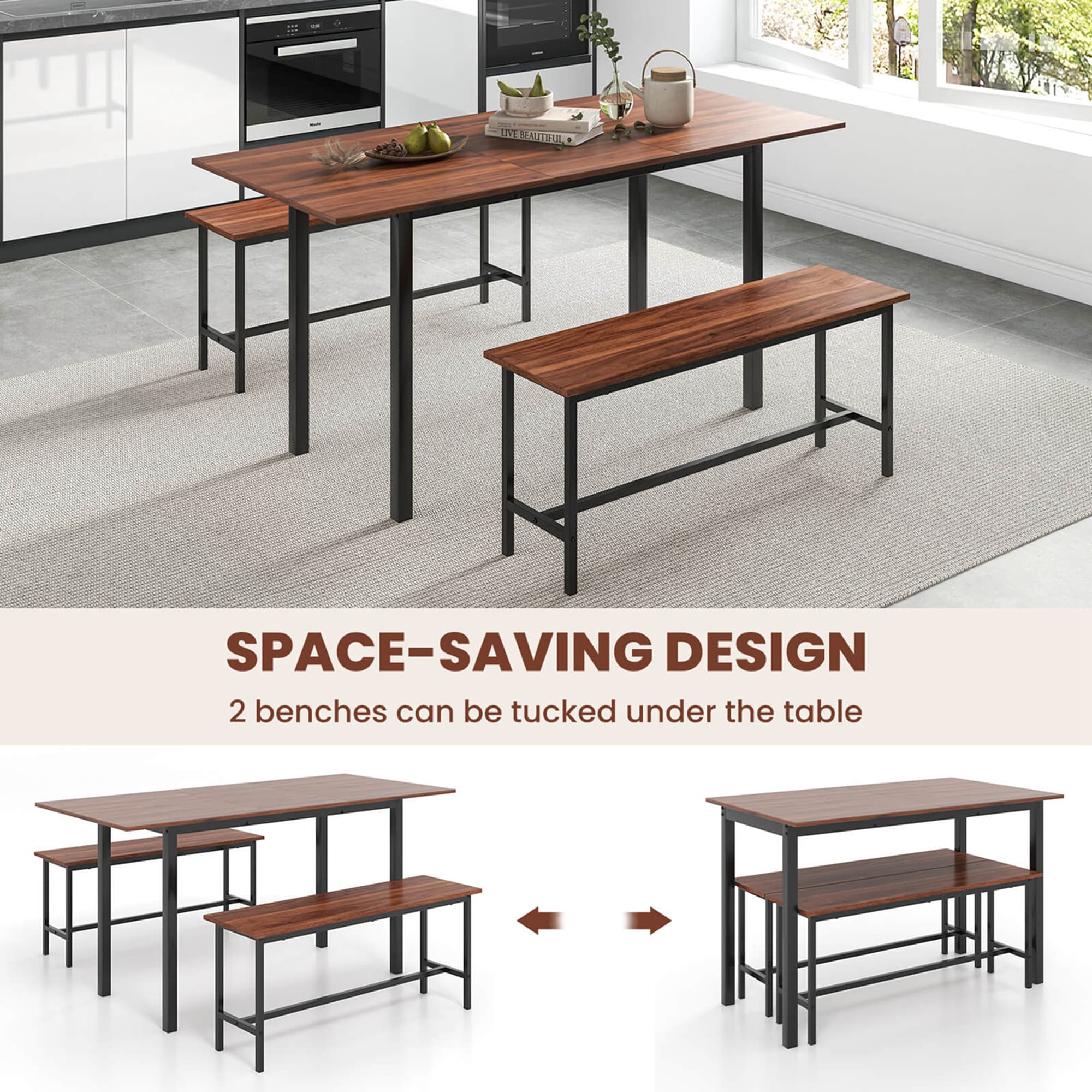 Costway HCST02136 Patio-Dining-Sets - View #4
