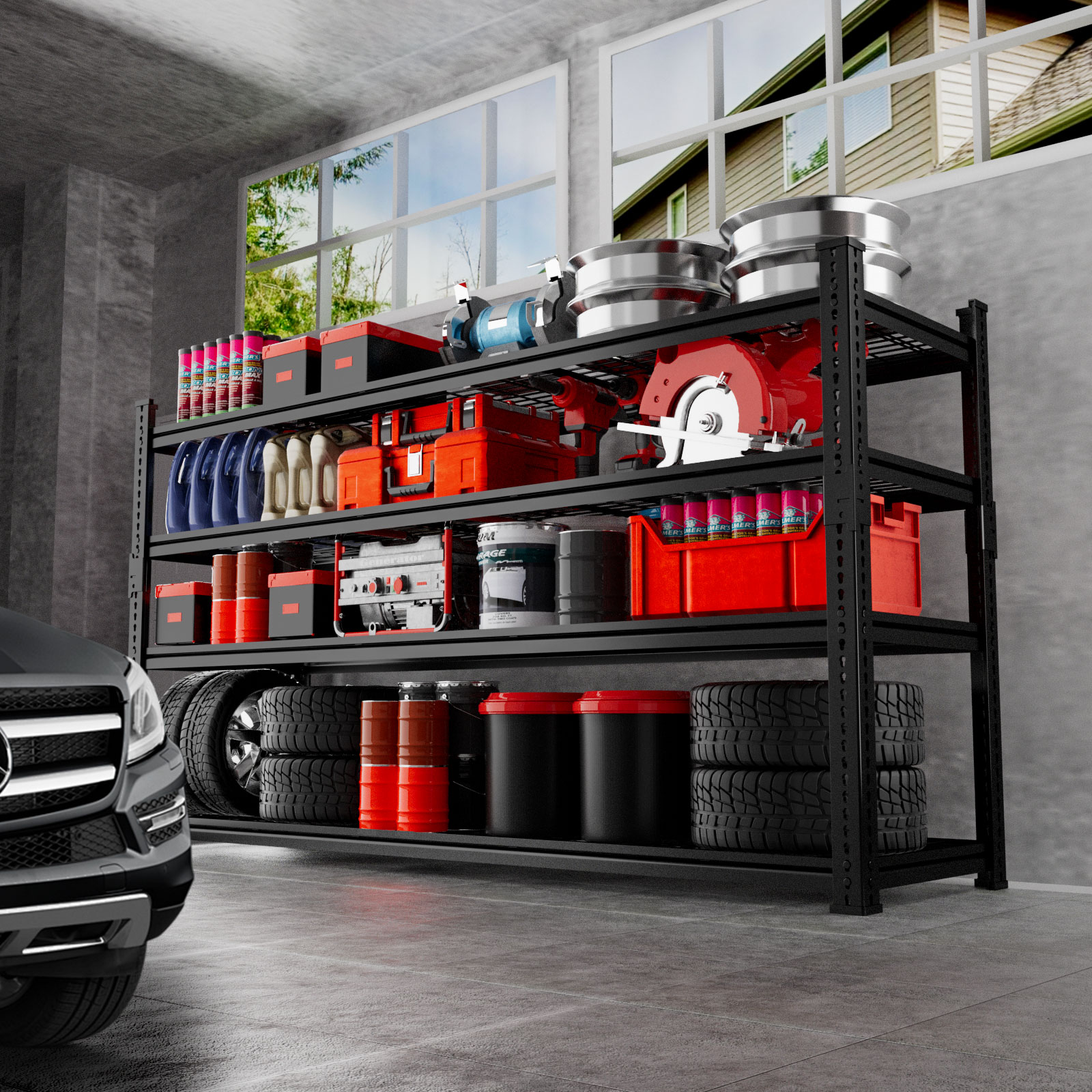 LOVMOR 60HDMS4C-PLR Free-Standing-Shelving - View #2