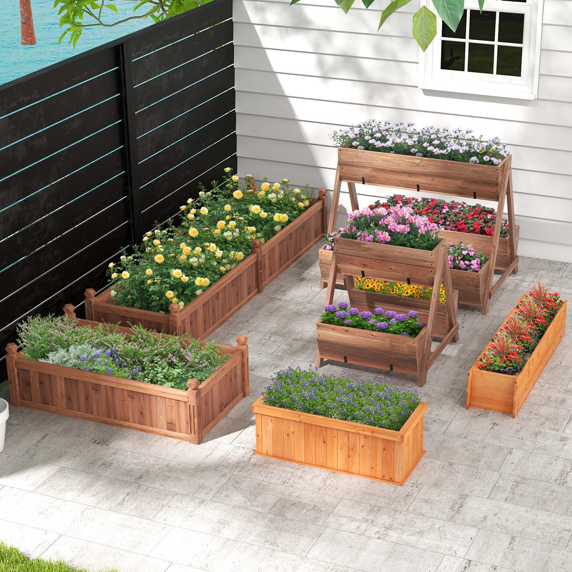 Costway HCST00648 Raised-Garden-Beds - View #8