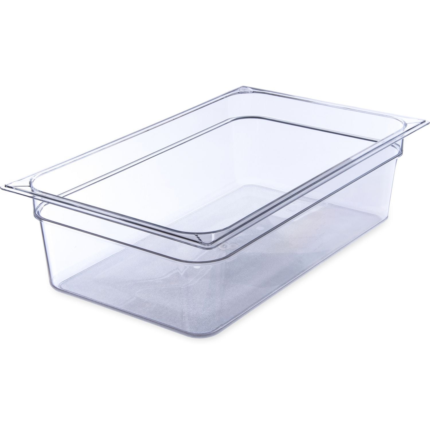 Carlisle StorPlus Polycarbonate Food Pan 19.4 qt 12.5 x 20.75 x 6 Clear Plastic