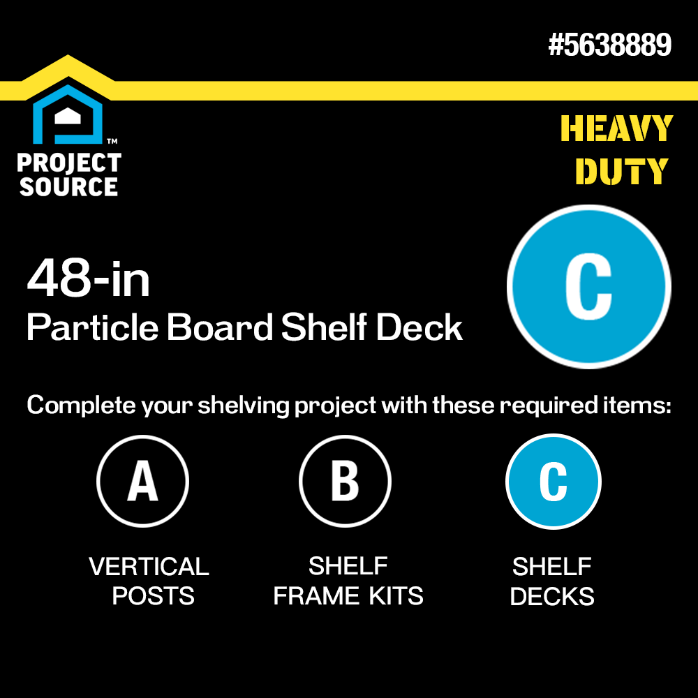 Project Source 310-PSDW4824 Free-Standing-Shelving - View #2
