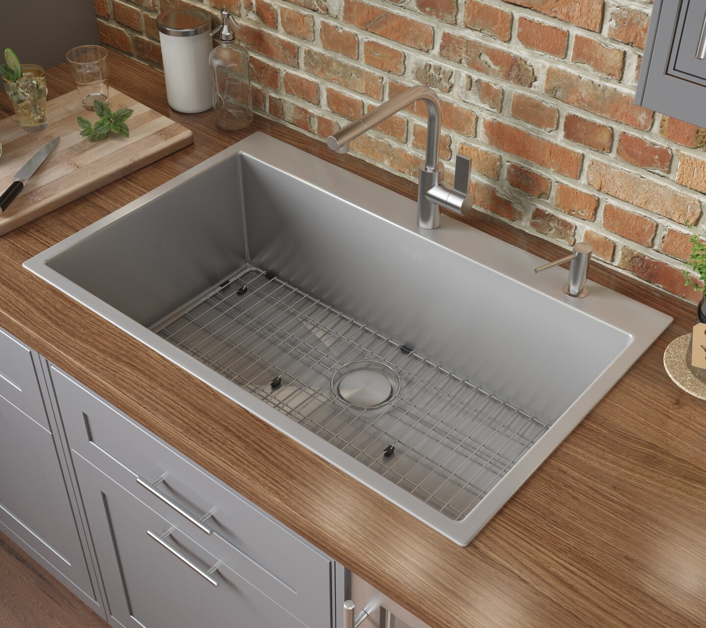 Ruvati 31-inch Stainless Steel Single Bowl Kitchen Sink