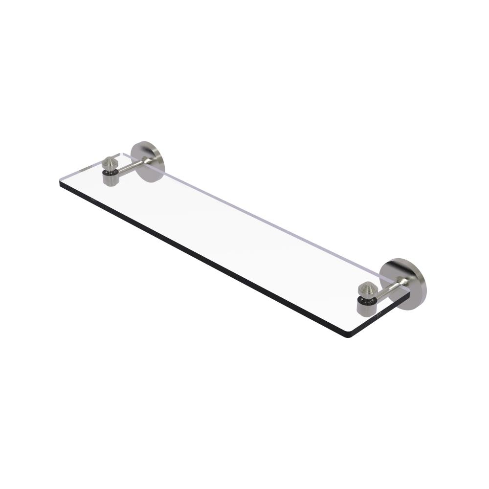 Allied Brass SB-1/22-SN Southbeach Satin Nickel Wall mount Bathroom Shelf ( 22-in x 2.75-in x 5-in )