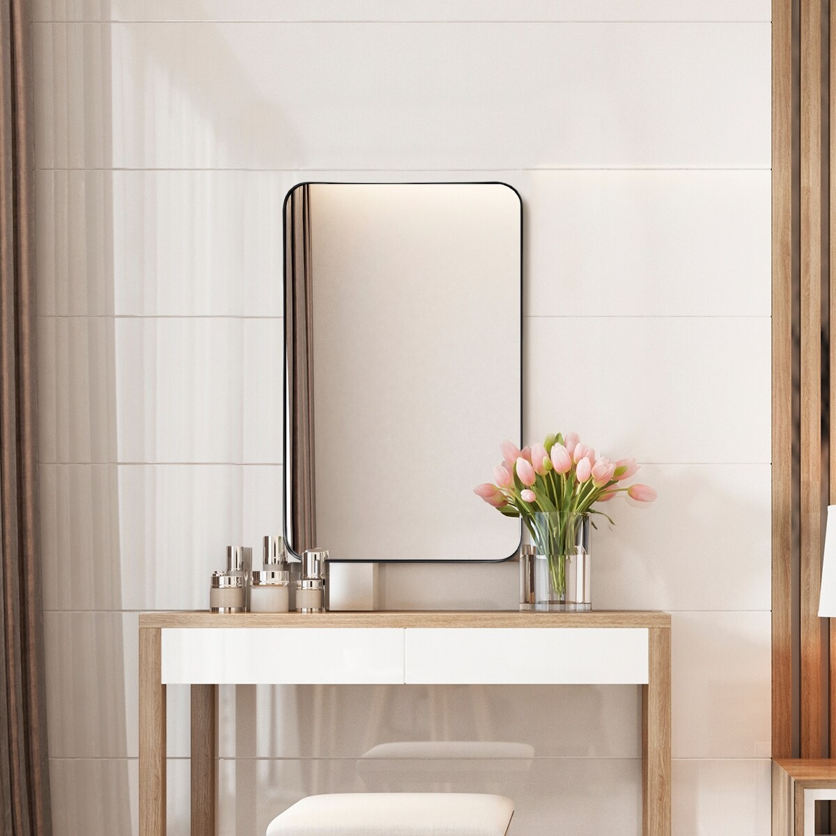 WELLFOR OUG67282BK Framed-Bath-Mirrors - View #8