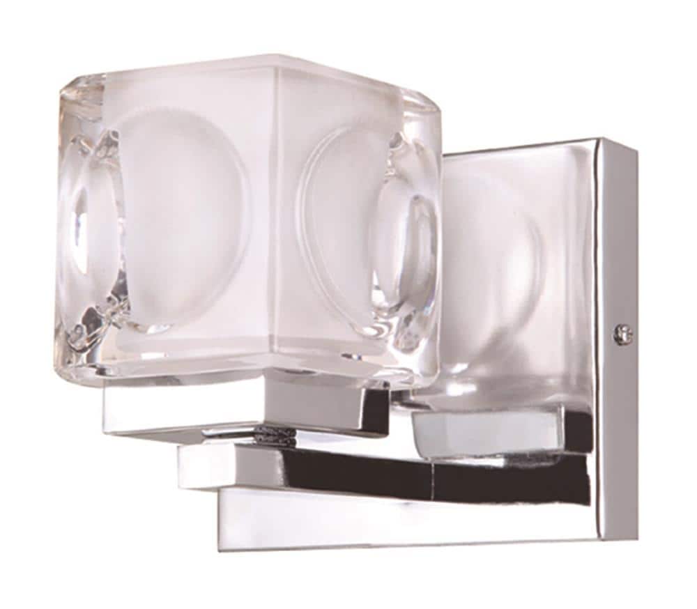 BELDI 24174-W1 Nevada 1-Light Chrome Traditional Vanity Light