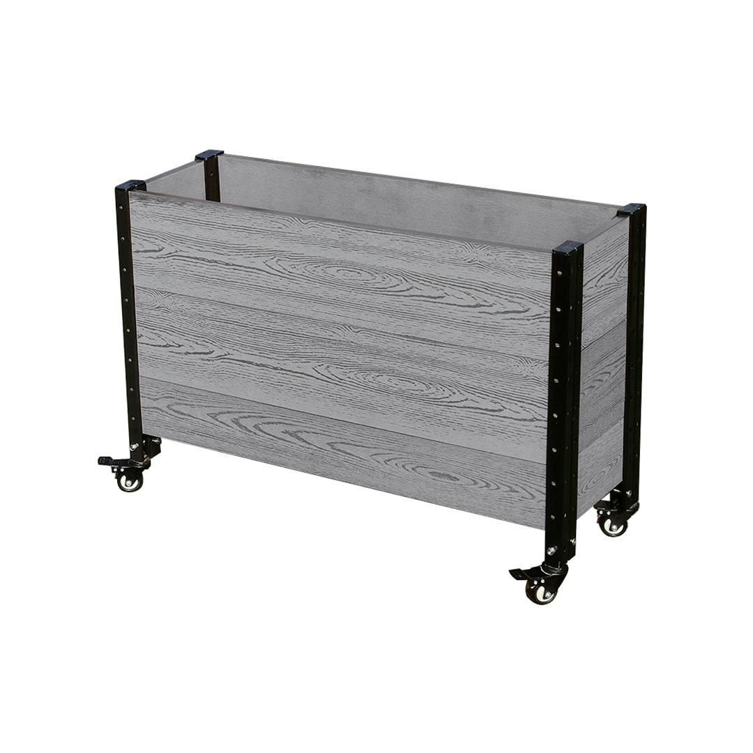 Everbloom K2112G 12-in W x 36-in L x 24-in H Elevated Gray Composite Raised Garden Bed