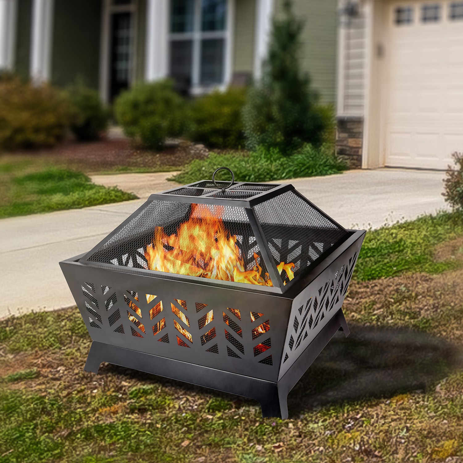 Maocao Hoom MZHYL013F Outdoor-Woodburning-Firepits - View #8