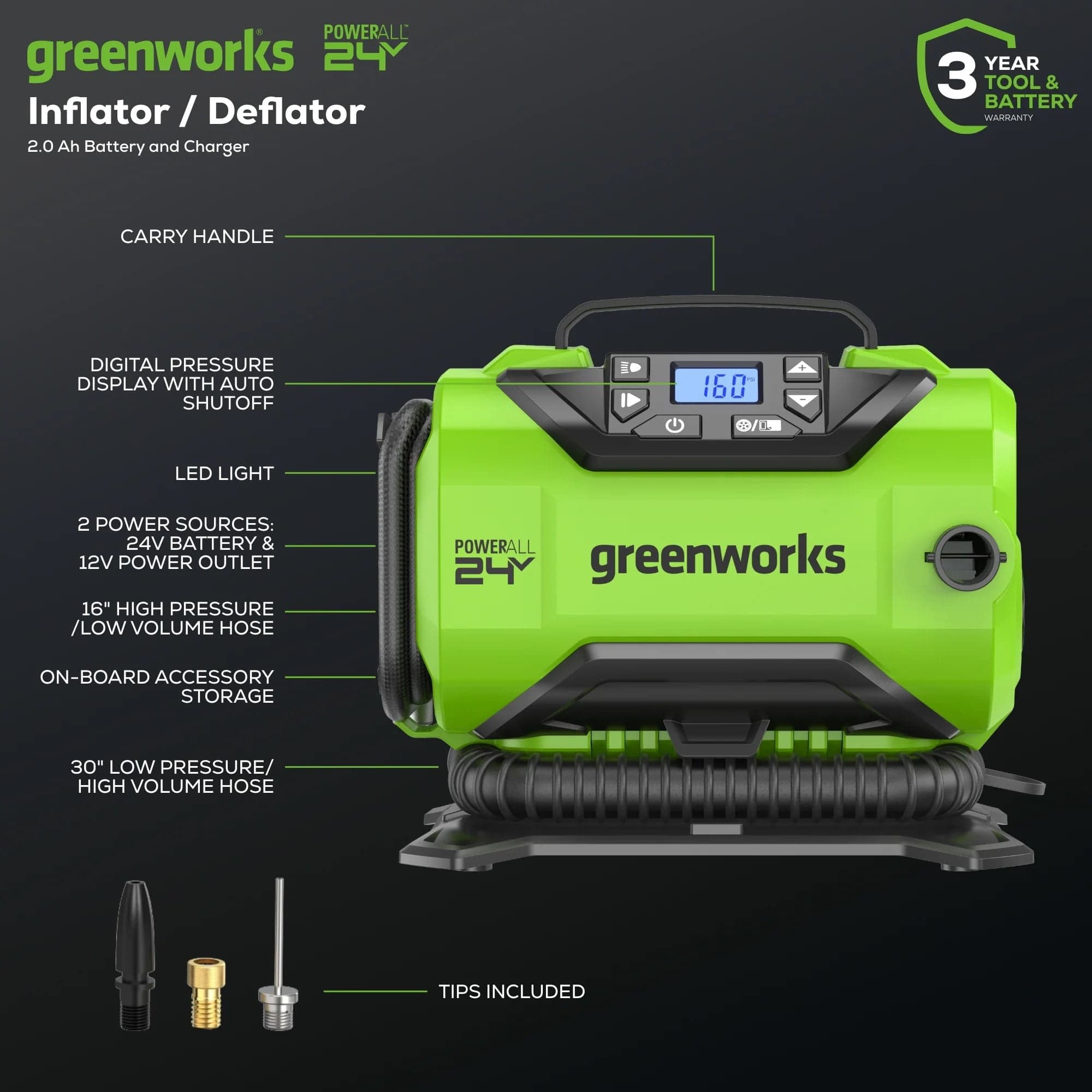 Greenworks 3501002 Vacuum-Filters - View #2