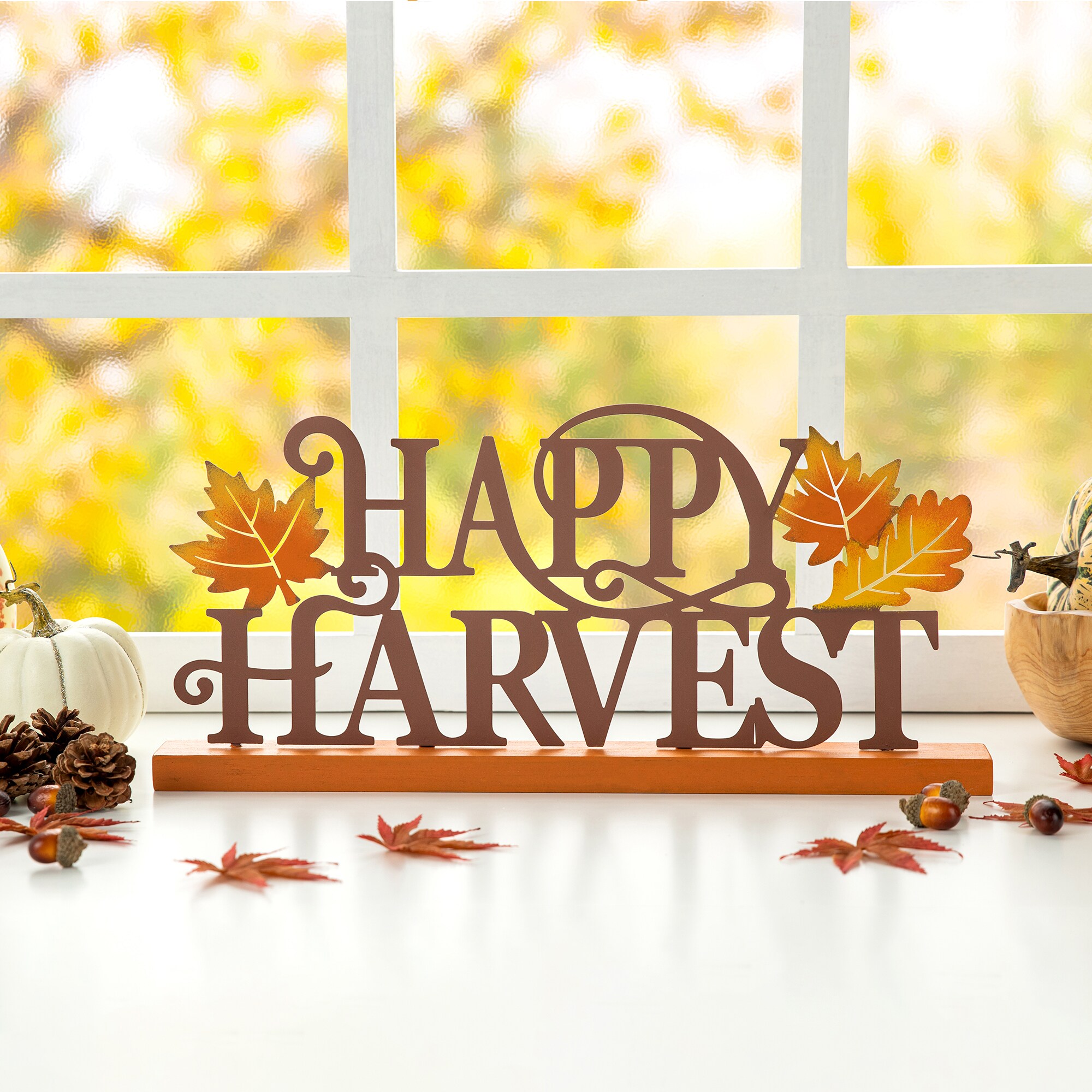 Glitzhome 2029700008 Indoor-Thanksgiving-Decor - View #3