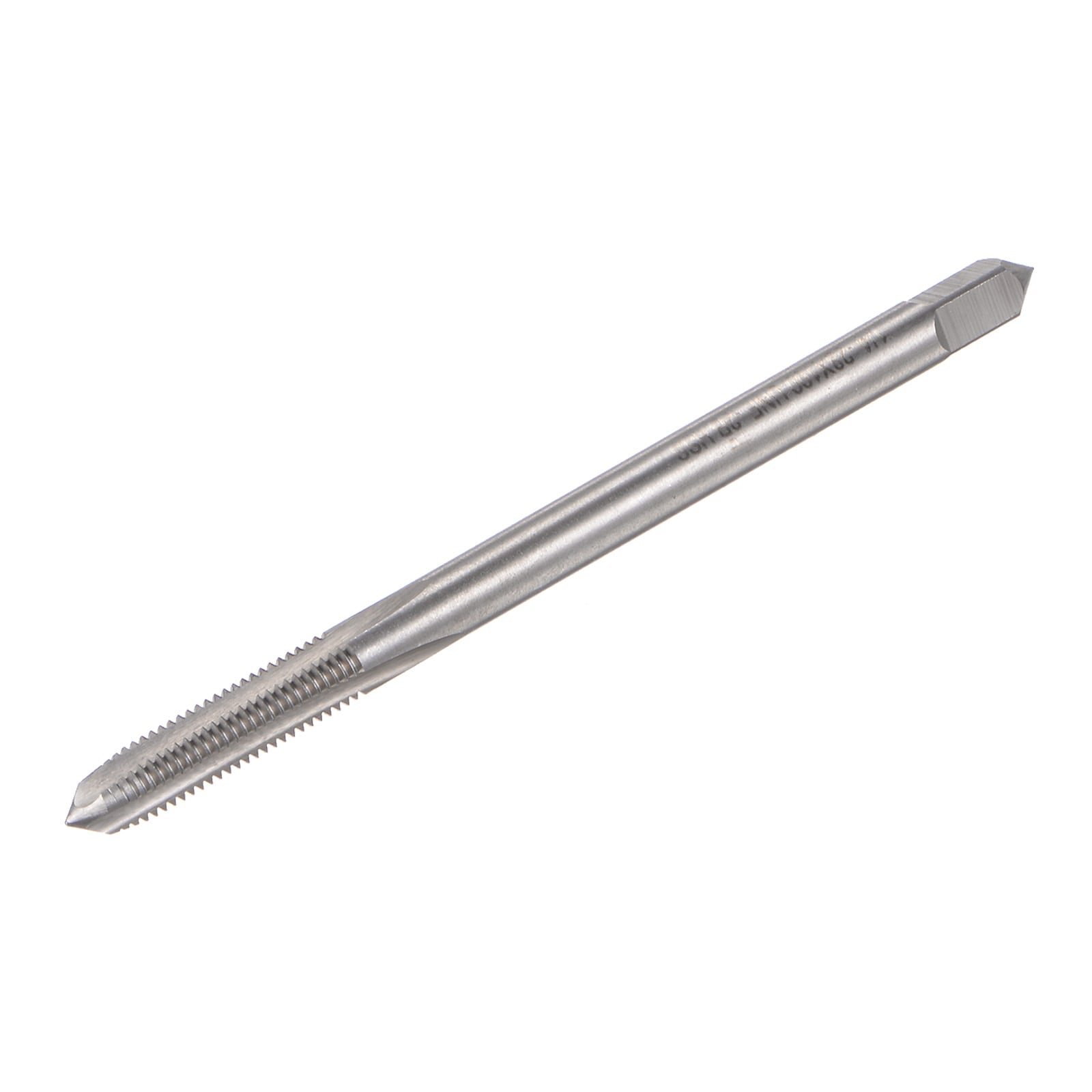 Thread Milling Taps 1/4-28 UNF High Speed Steel (HSS) 3 Straight Flutes Machine Screw Thread Threading Tap 4inch Length (Extra Long)