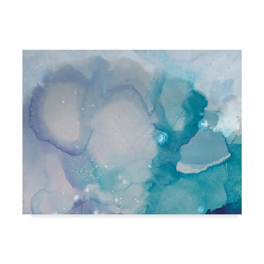 Trademark Fine Art WAG06425-C3547GG Framed 35-in H x 47-in W Abstract Print on Canvas