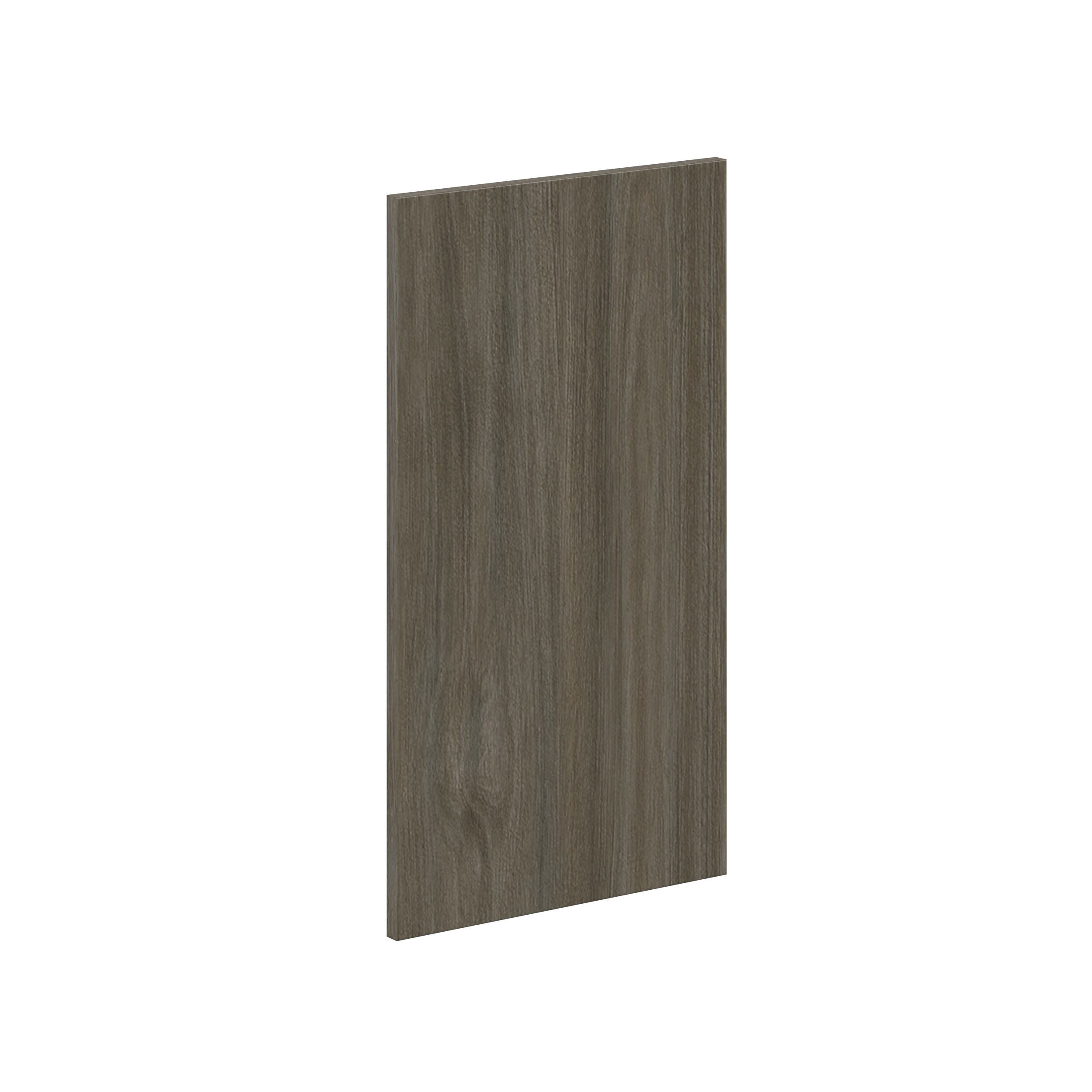 Hugo&Borg DSDR16.530-SA Savane 16.5-in W x 30-in H Burnt Walnut Laminate Slab Base and wall cabinet doors (Fits 18-in base box )