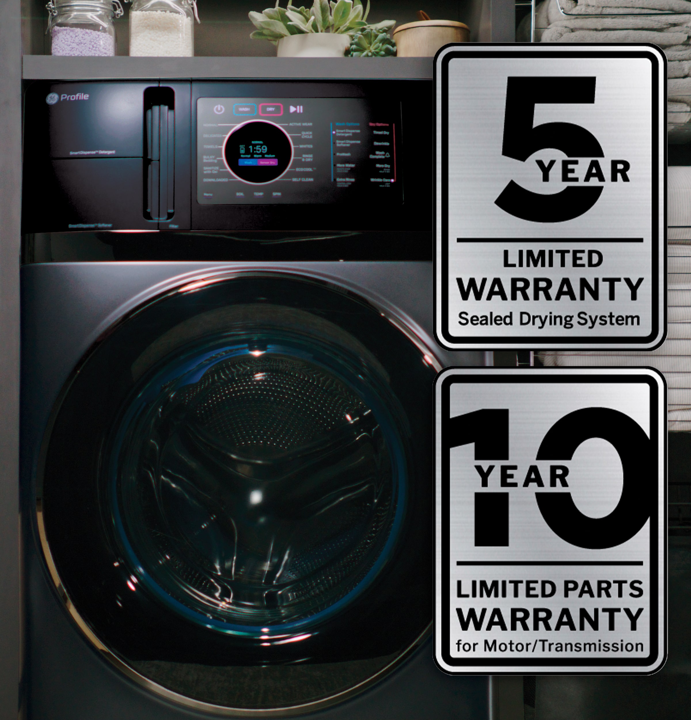 GE PFQ97HSPVRS Combination-Washers-Dryers - View #12