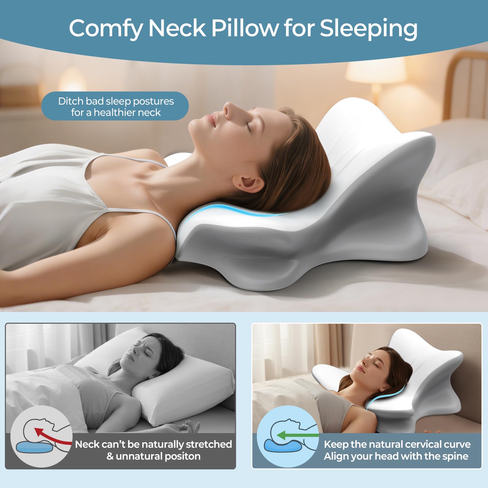 YICSAM 5749848445769 Bed-Pillows - View #3